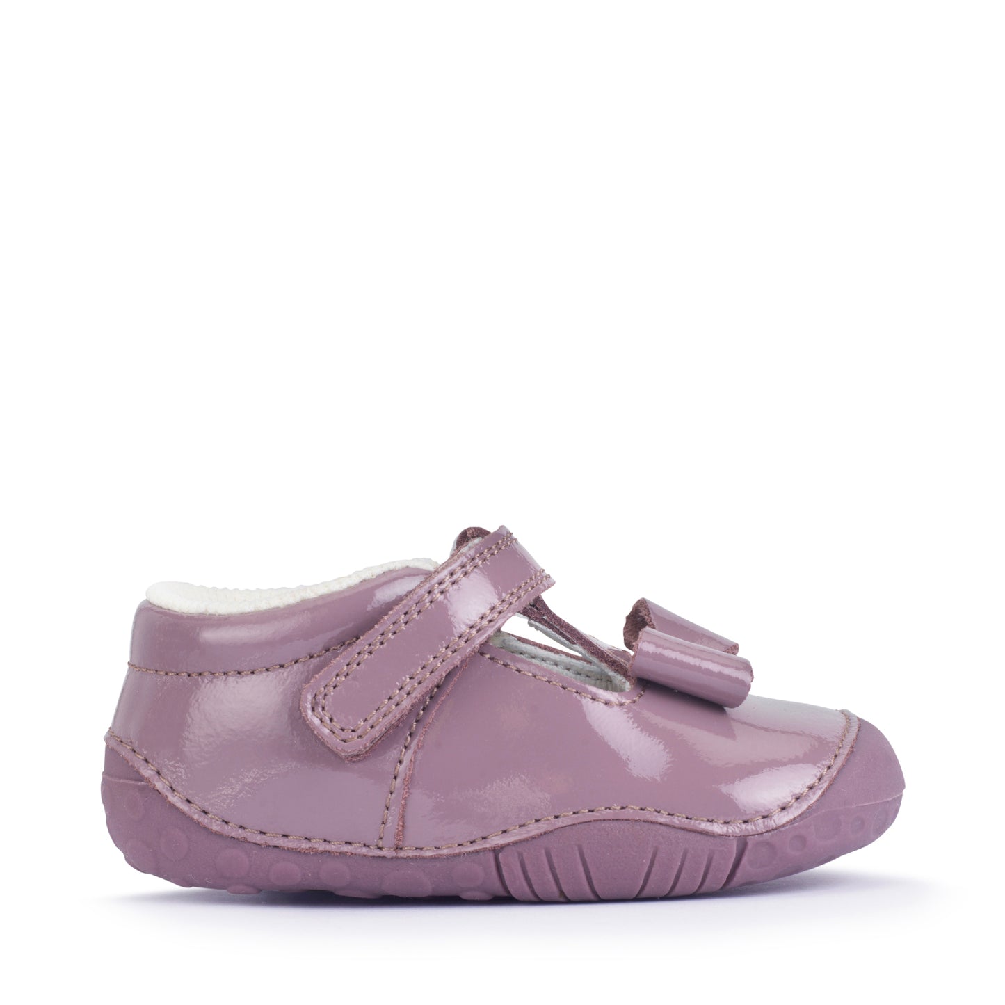 Start Rite Wiggle Girls Mauve Patent Shoes