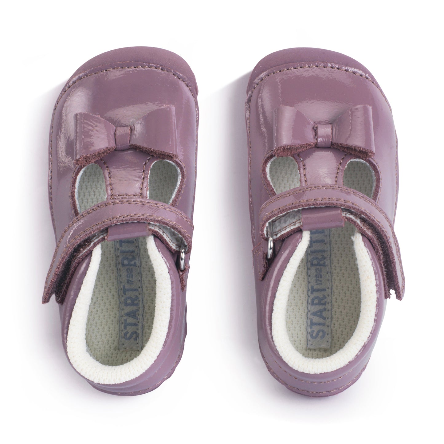 Start Rite Wiggle Girls Mauve Patent Shoes