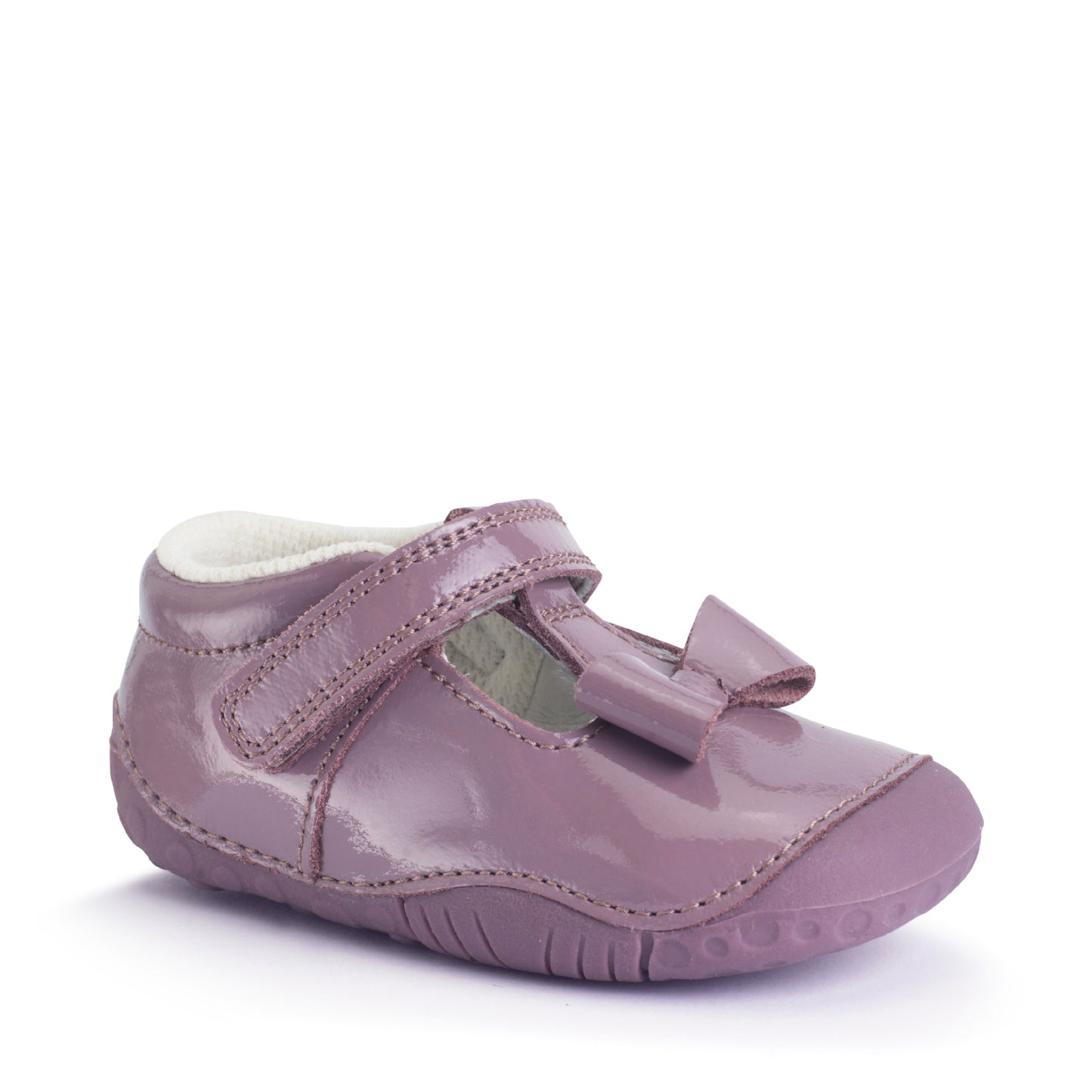 Start Rite Wiggle Girls Mauve Patent Shoes