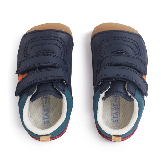 Start-rite Zap Boys Navy Multi Pre-Walker Shoe