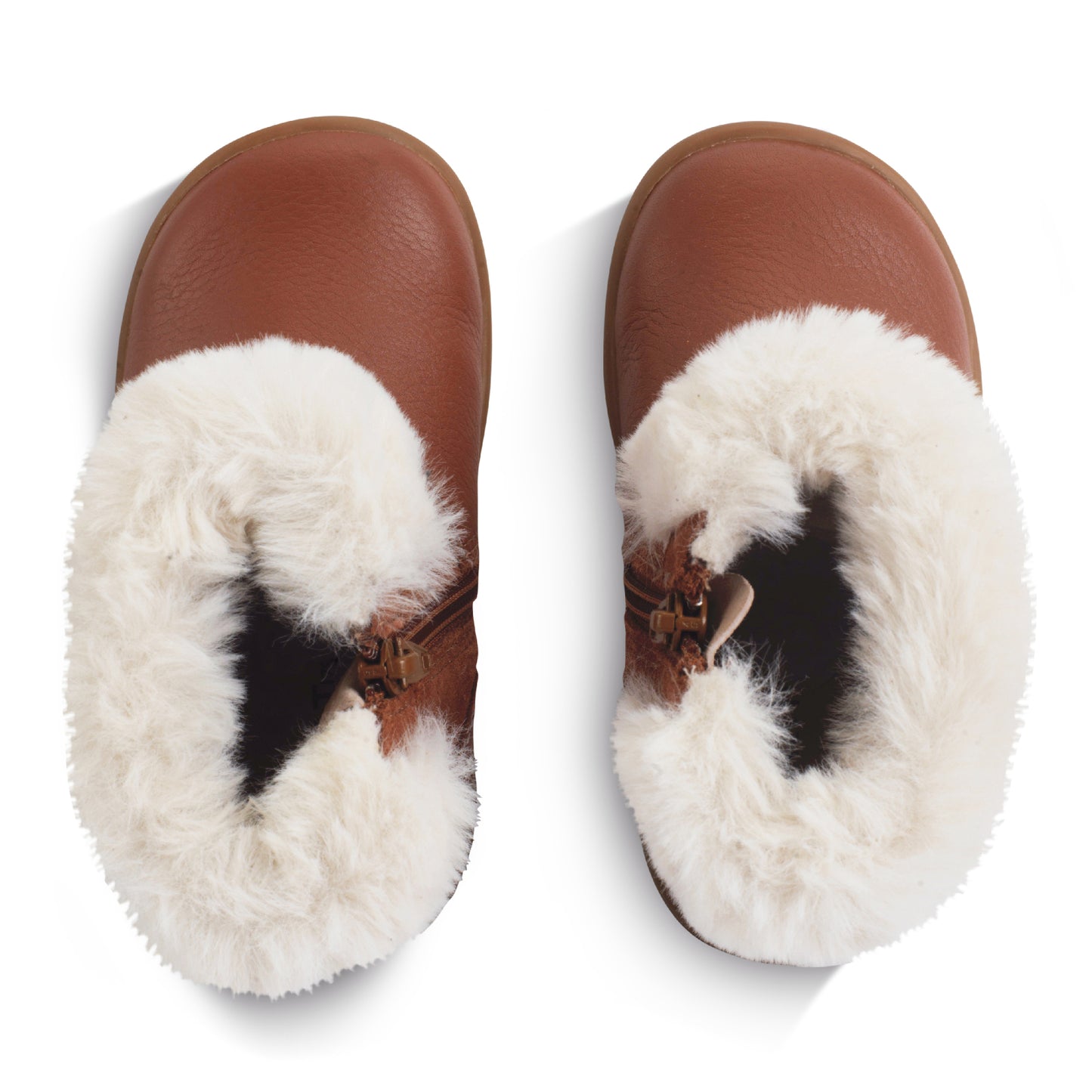 Start Rite Flurry Girls Tan Fluffy Boot