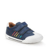 Start Rite Roundabout Navy Stripe Shoes