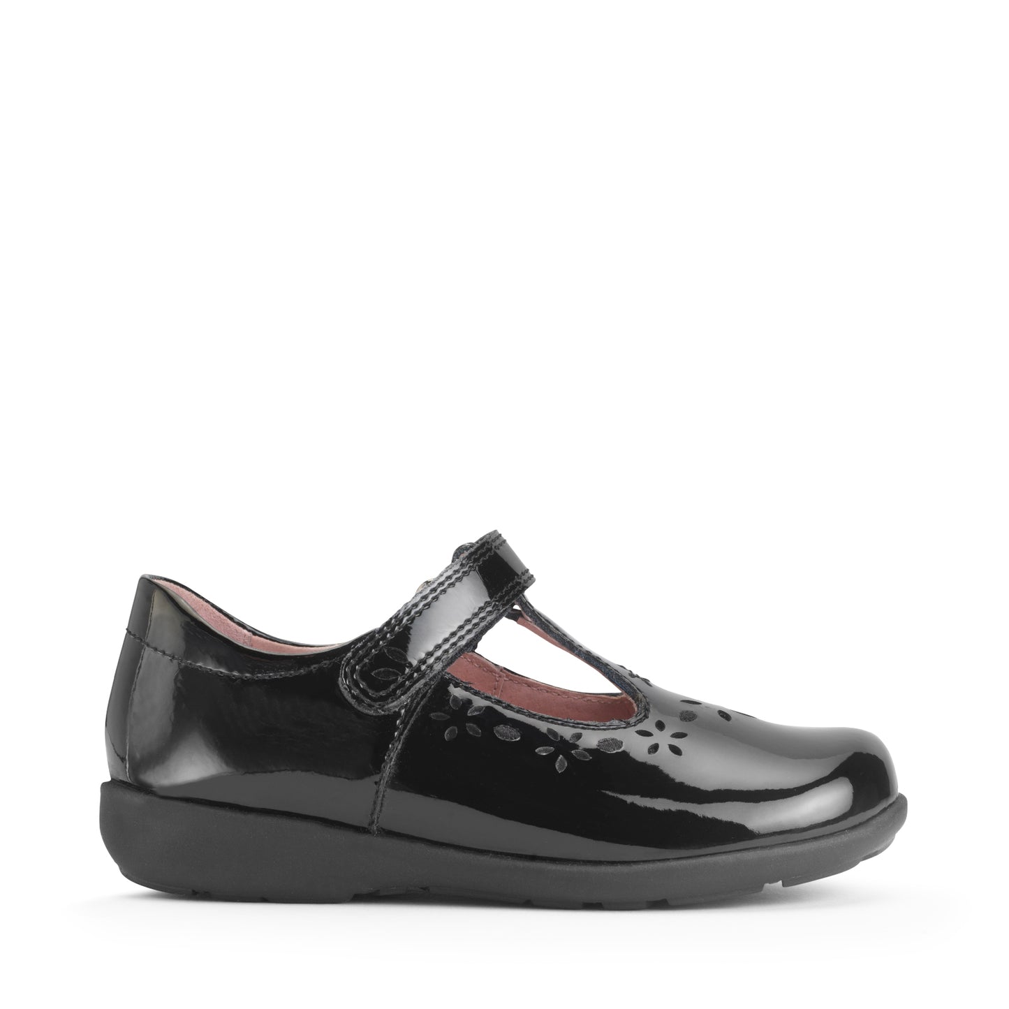 Start Rite Charlotte Black Patent School Shoe