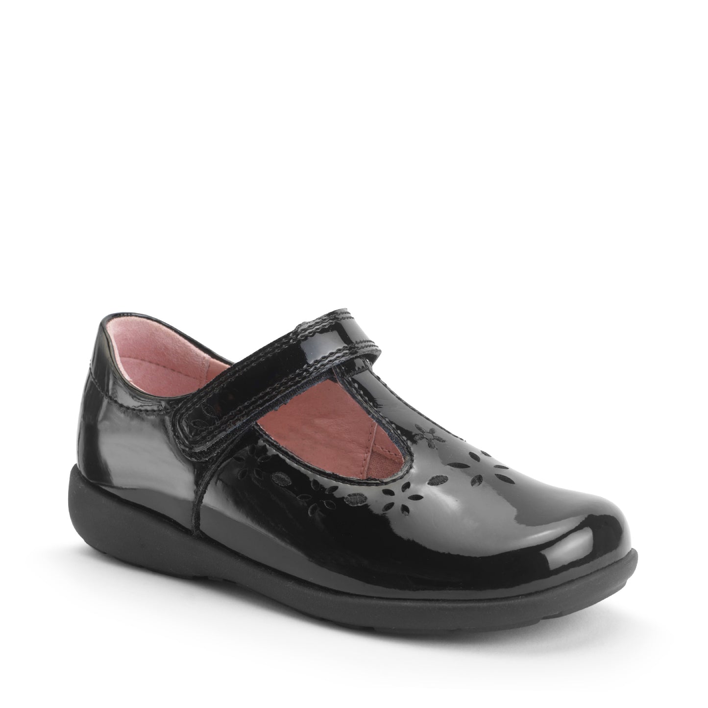 Start Rite Charlotte Black Patent School Shoe