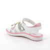 Primigi Alanis Girls White Pink Flower Sandal