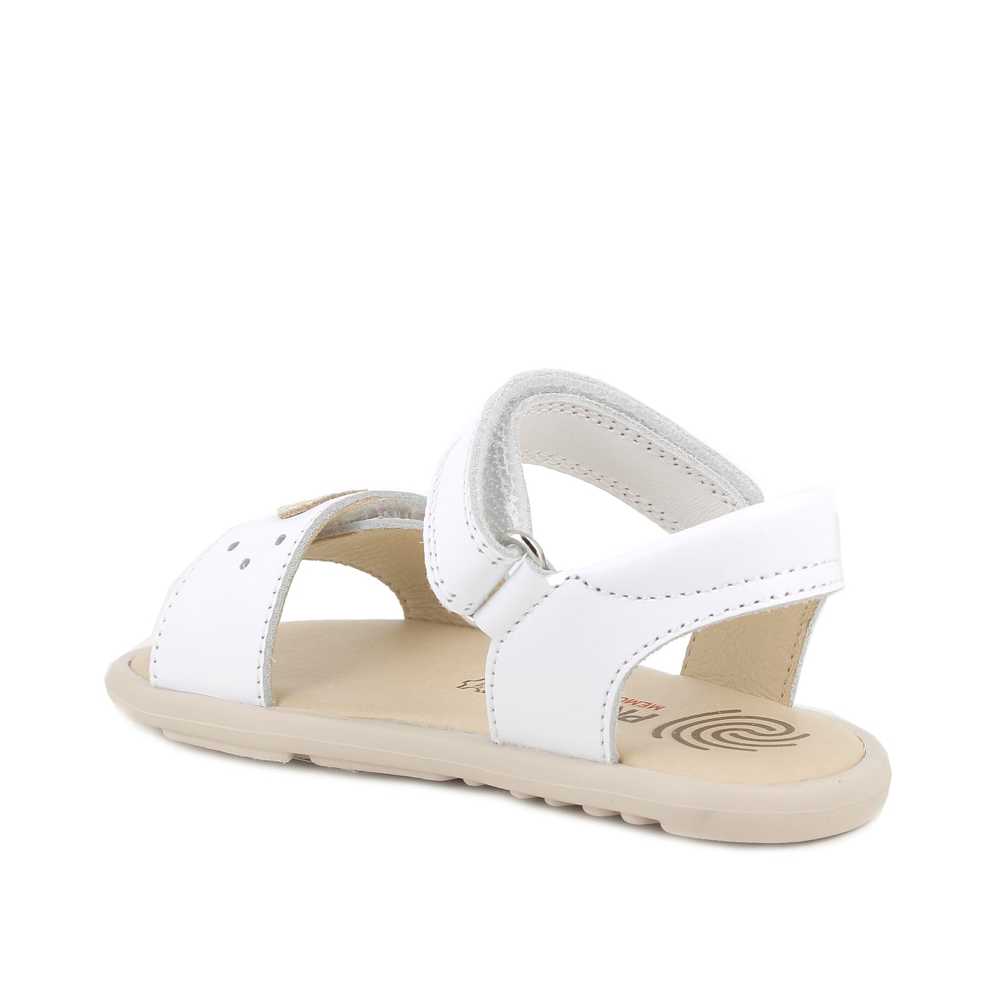 Primigi Heart Girls White Barefoot Sandal
