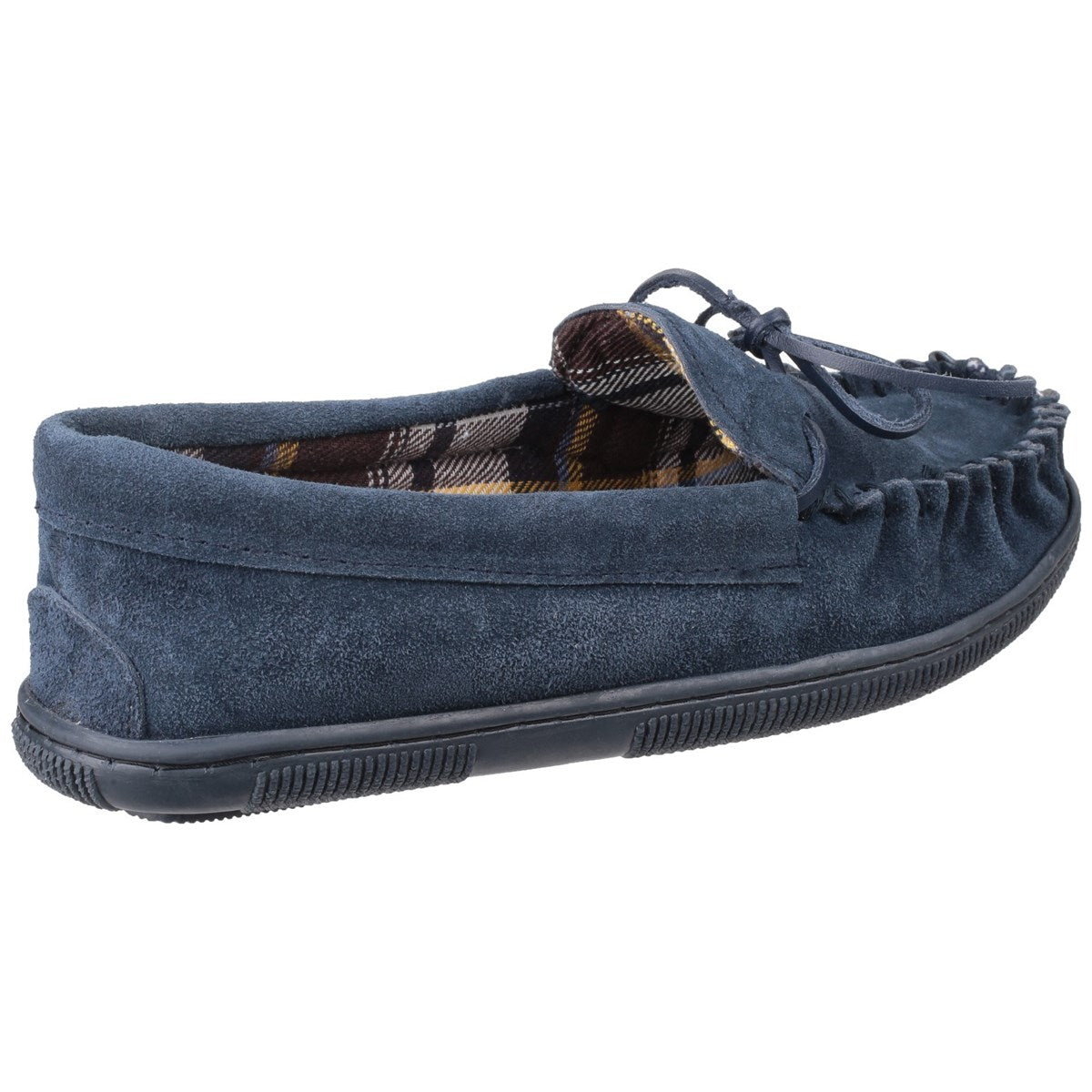 Cotswold Alberta Moccasin Mens Navy Slipper