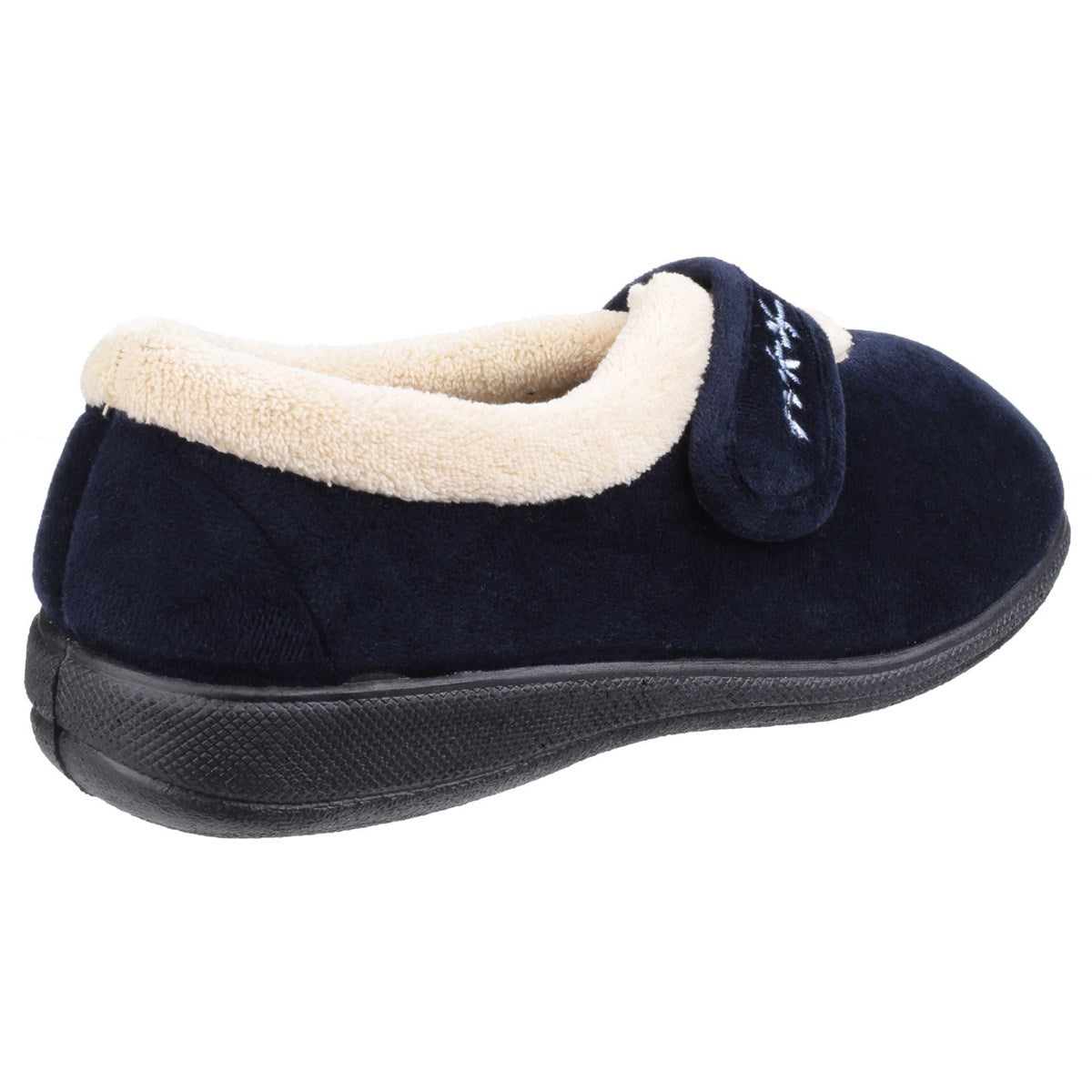 Fleet & Foster Capa Womens Navy Memory Foam Slipper