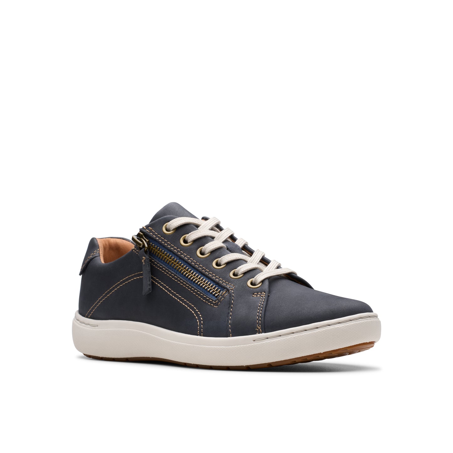 Clarks Nalle Lace Womens Navy Trainer