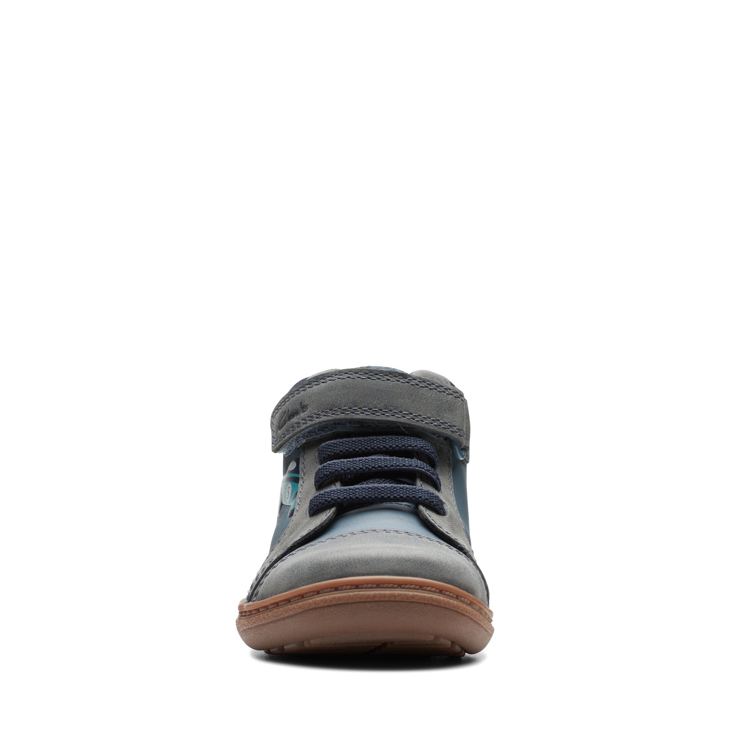 Clarks Flash Retro T Boys Denim Blue Boot