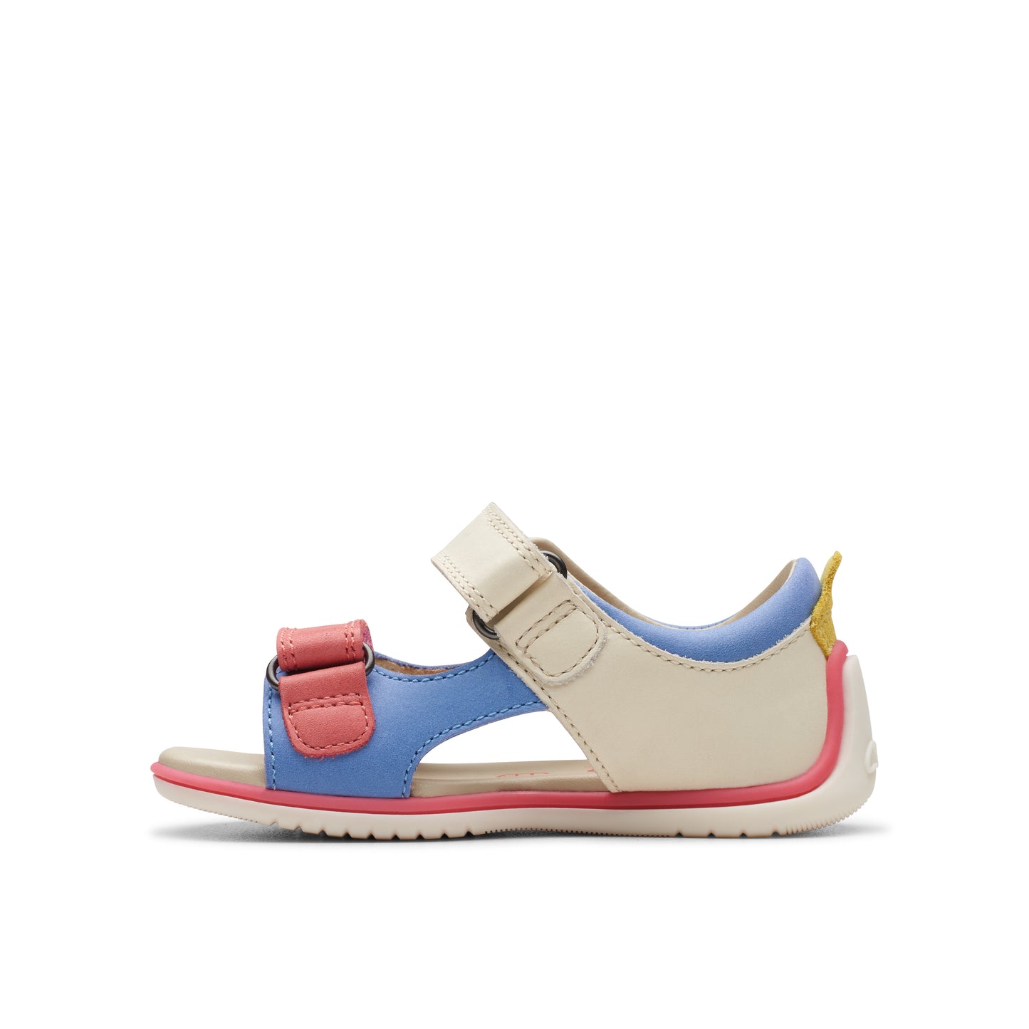Clarks Taco Sea T Girls Off White Sandal