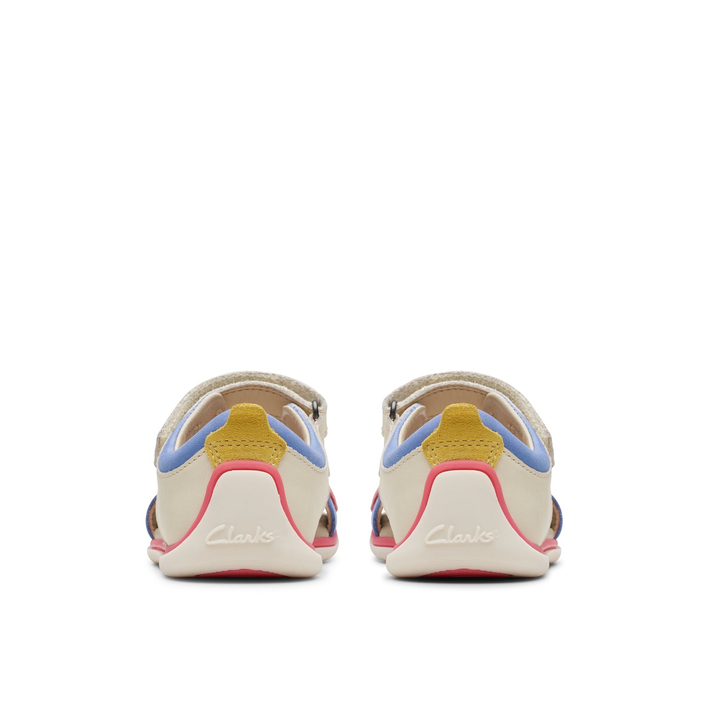 Clarks Taco Sea T Girls Off White Sandal