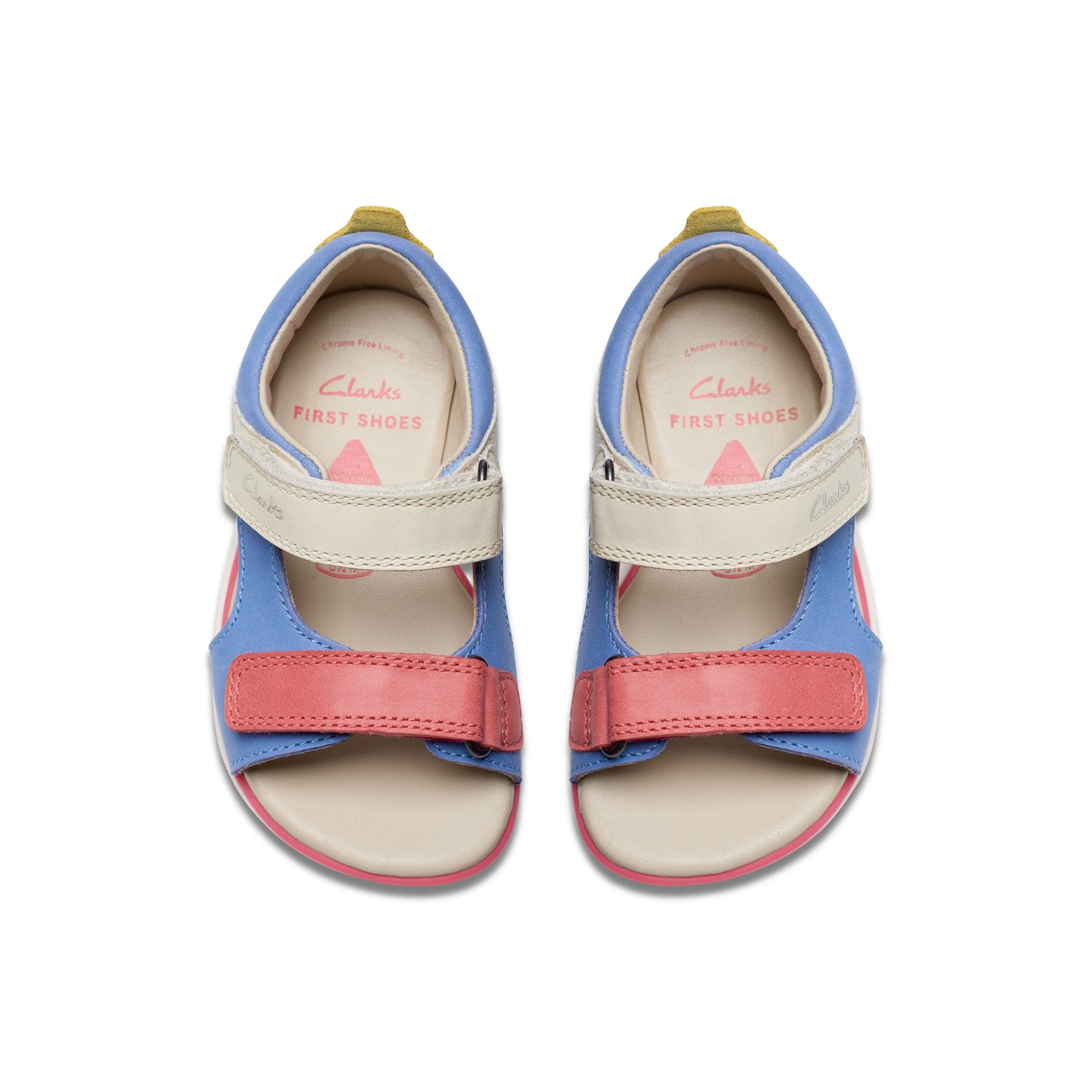 Clarks Taco Sea T Girls Off White Sandal
