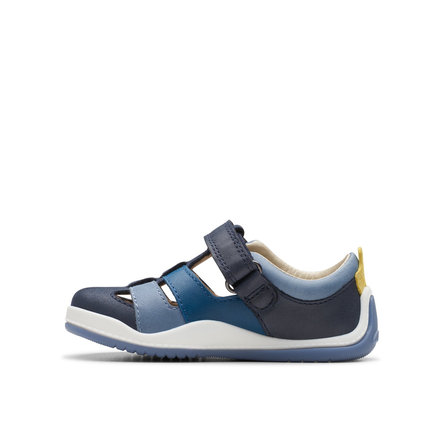 Clarks Noodle Sun T Boys Navy Multi Closed Toe Sandal