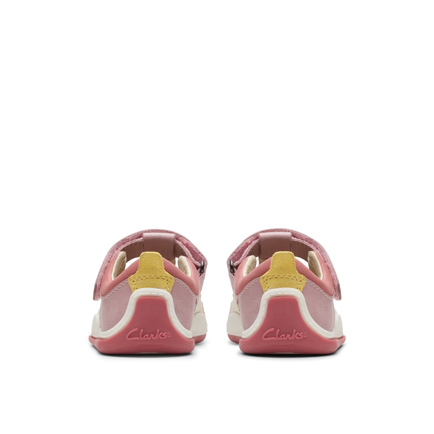 Clarks Noodle Sun T Girls Pink Multi Closed Toe Sandal