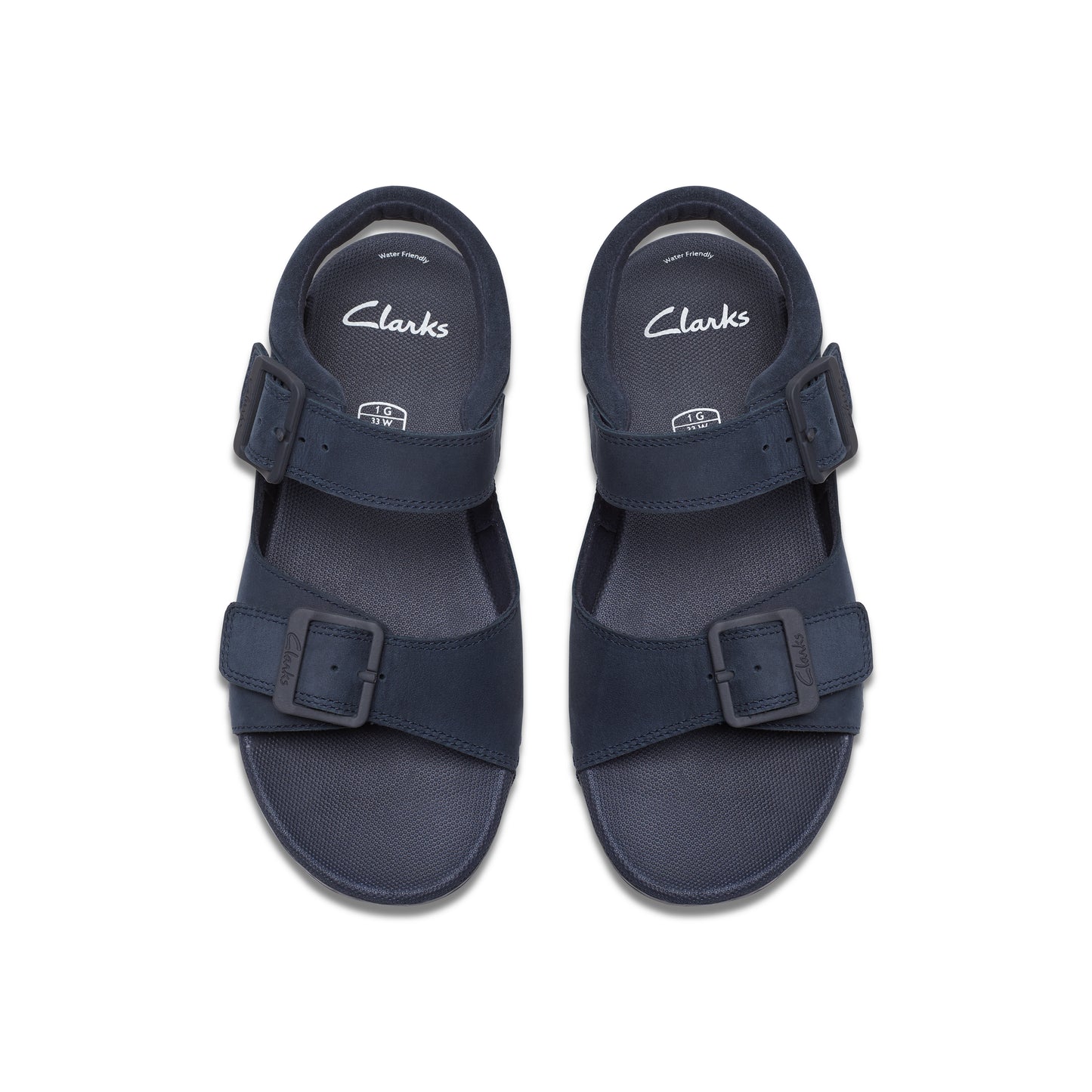 Clarks Baha Beach K Navy Buckle Sandal
