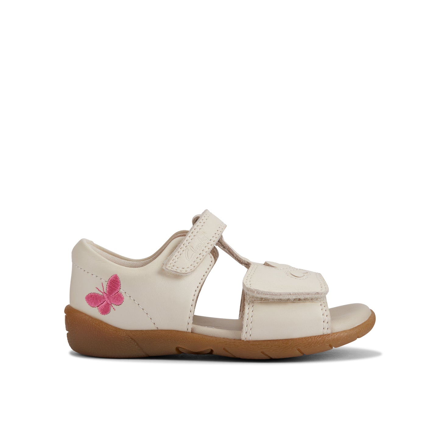 Clarks Zora Ears Kitten T Girls Off White Sandal