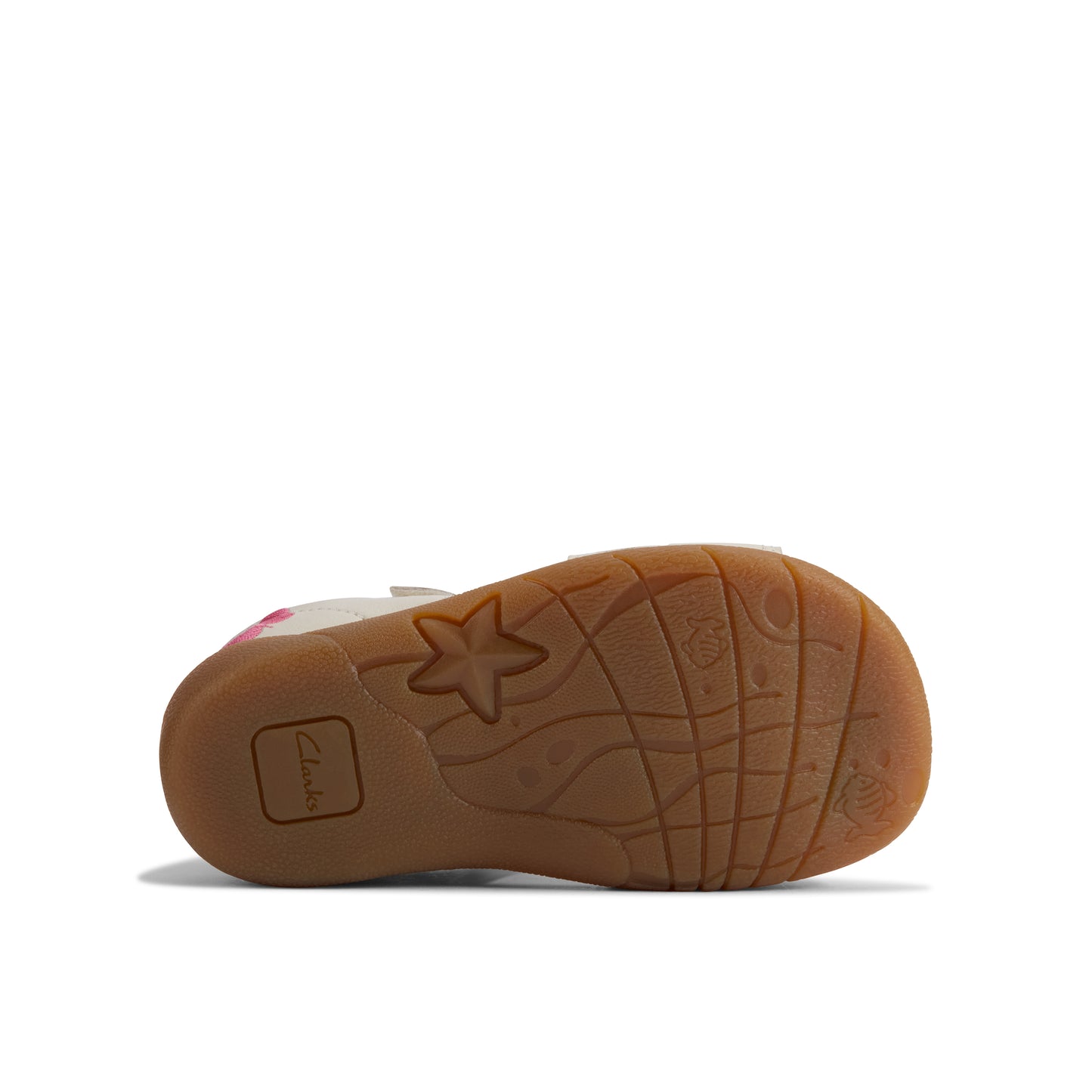 Clarks Zora Ears Kitten T Girls Off White Sandal