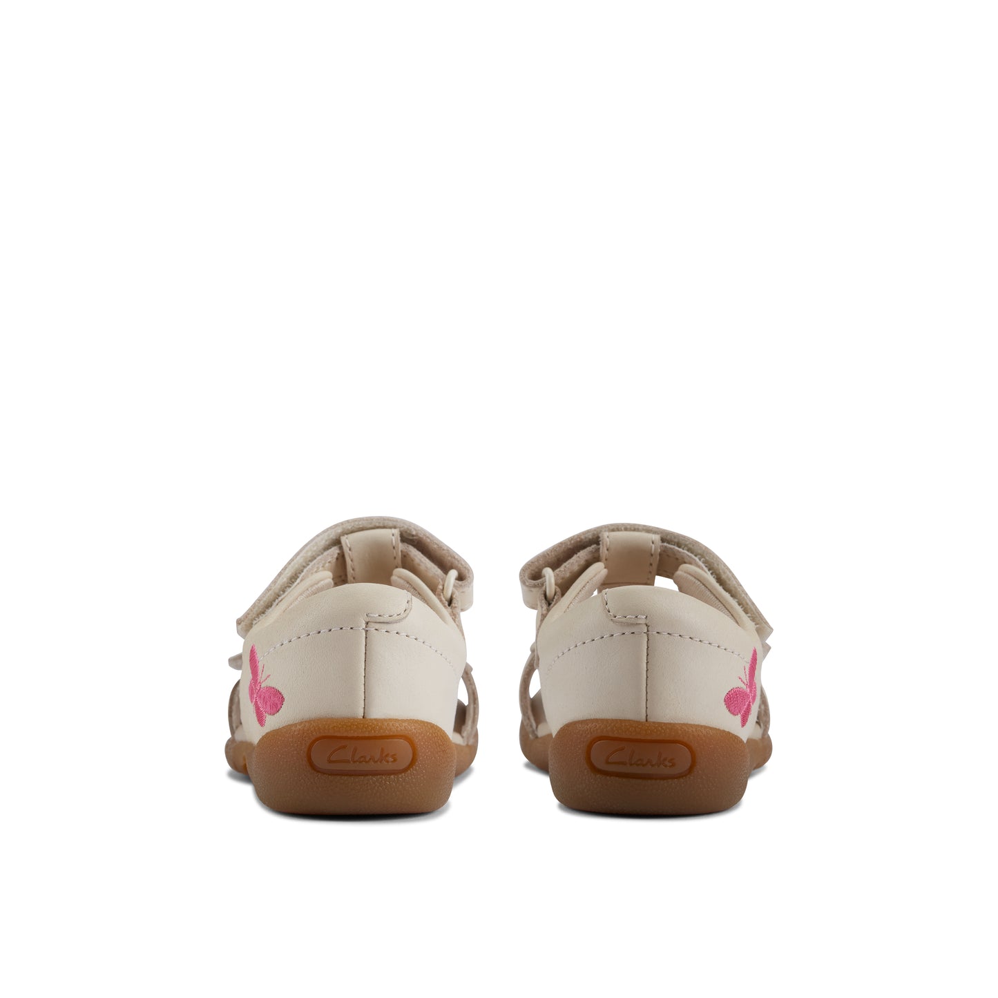 Clarks Zora Ears Kitten T Girls Off White Sandal