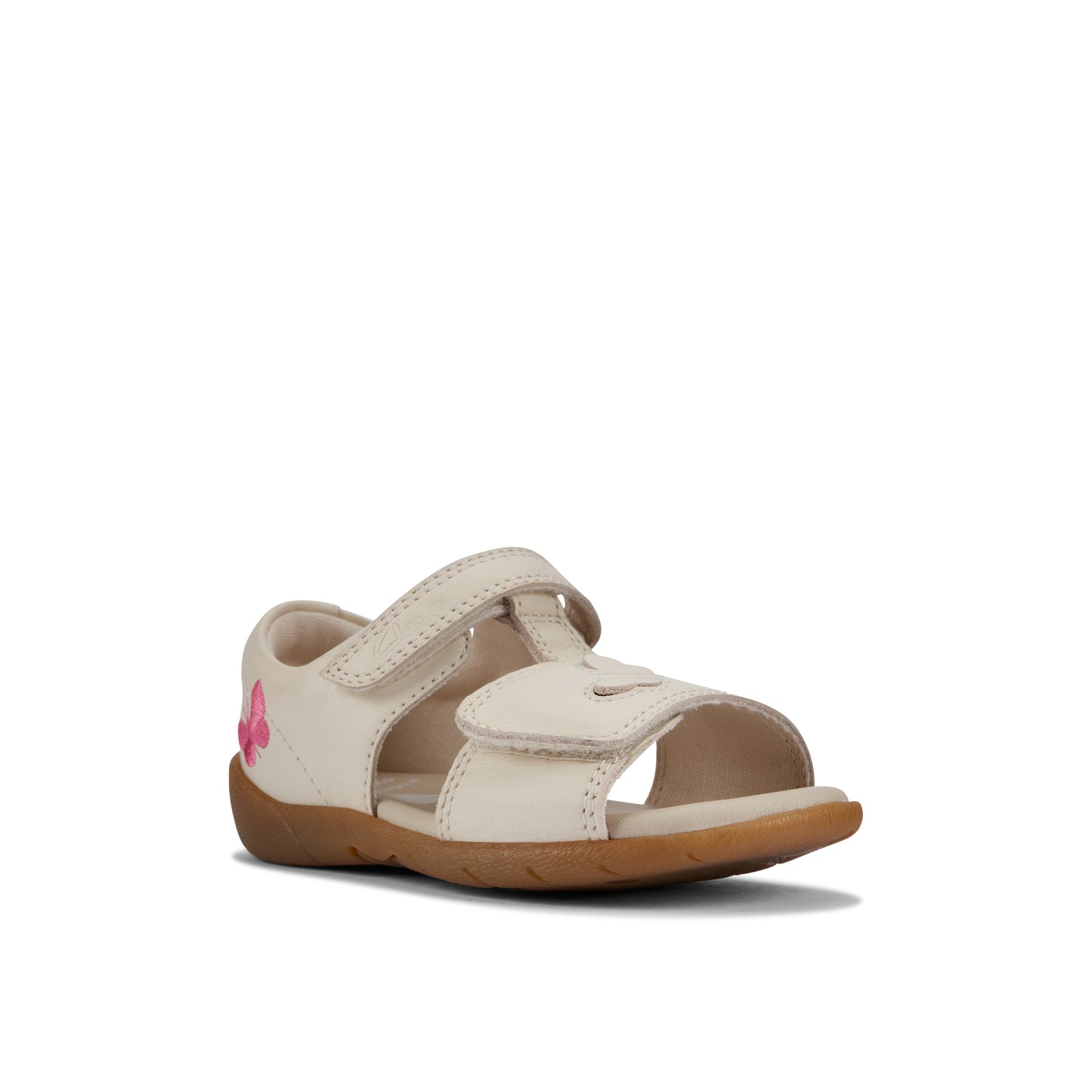 Clarks Zora Ears Kitten T Girls Off White Sandal