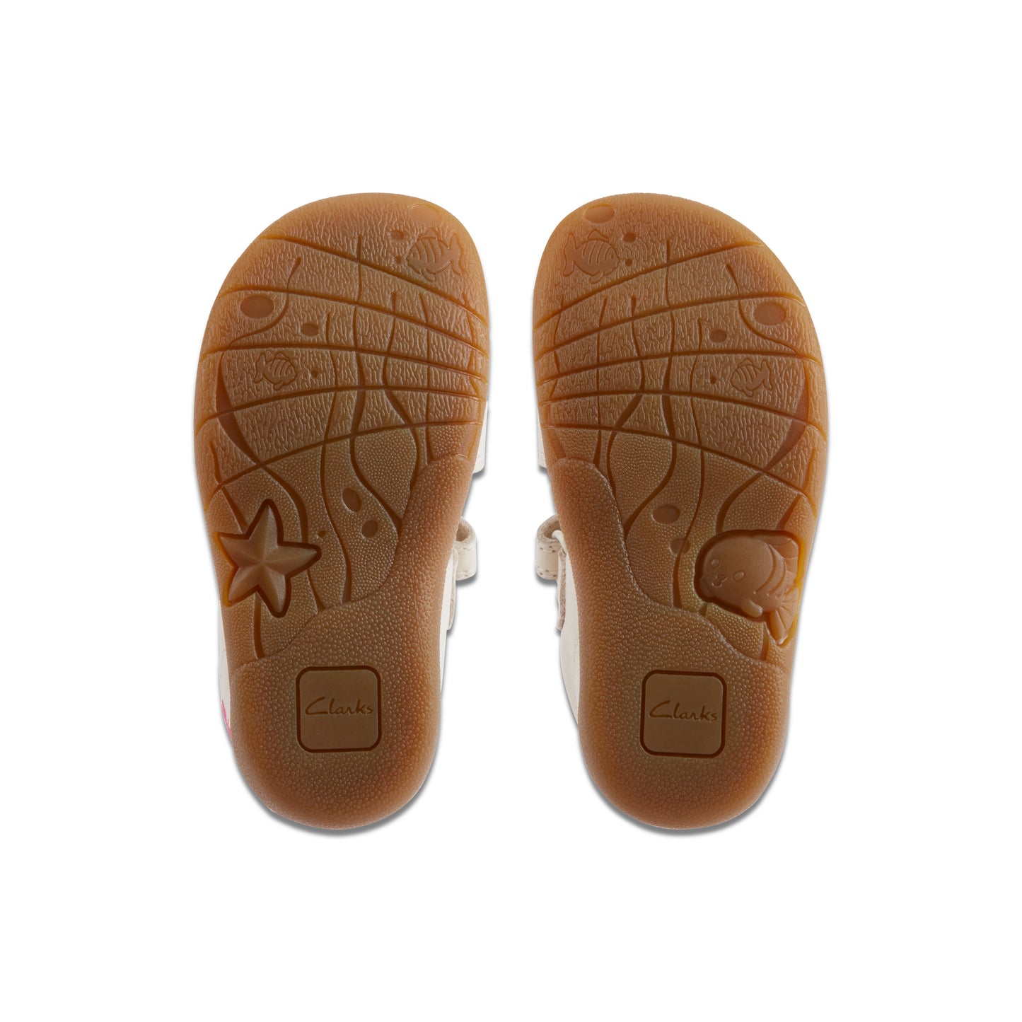 Clarks Zora Ears Kitten T Girls Off White Sandal