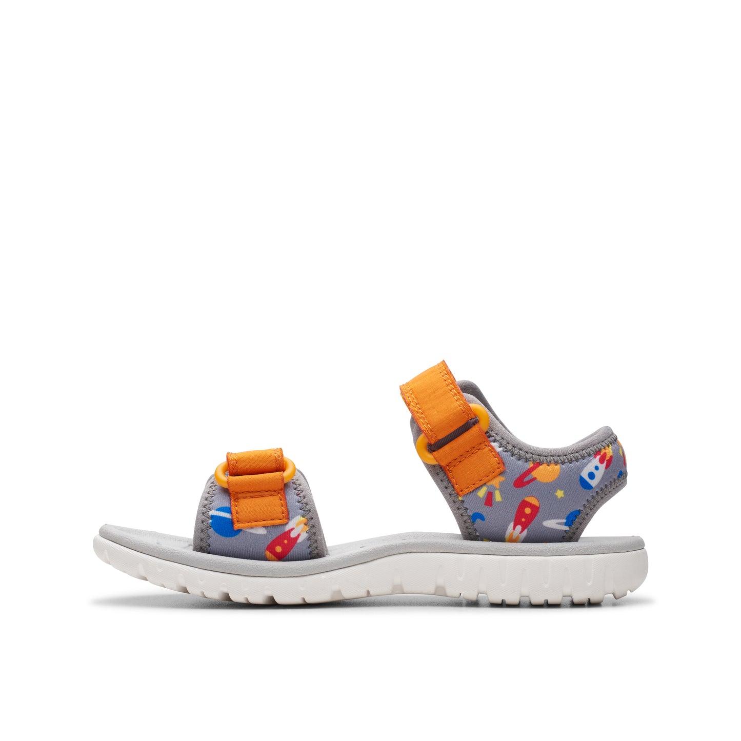 Clarks Surfing Tide K Boys Grey Rocket Water Friendly Sandal