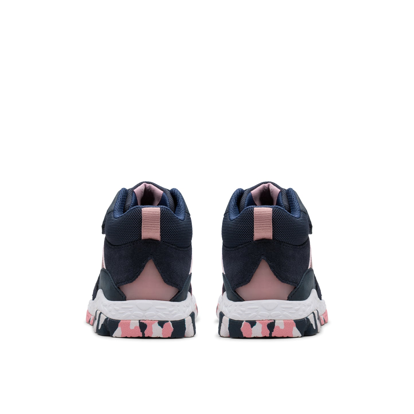 Clarks Tidal 2 Glow K Girls Navy Multi Ankle Boot