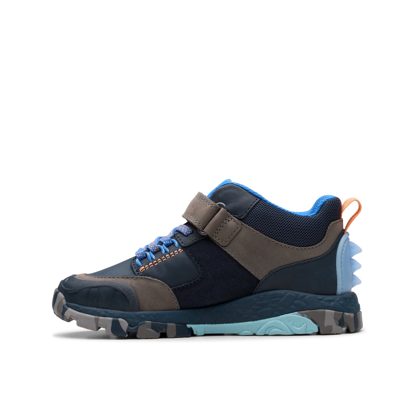 Clarks Steggy 2 Glow K Boys Navy Ankle Boot