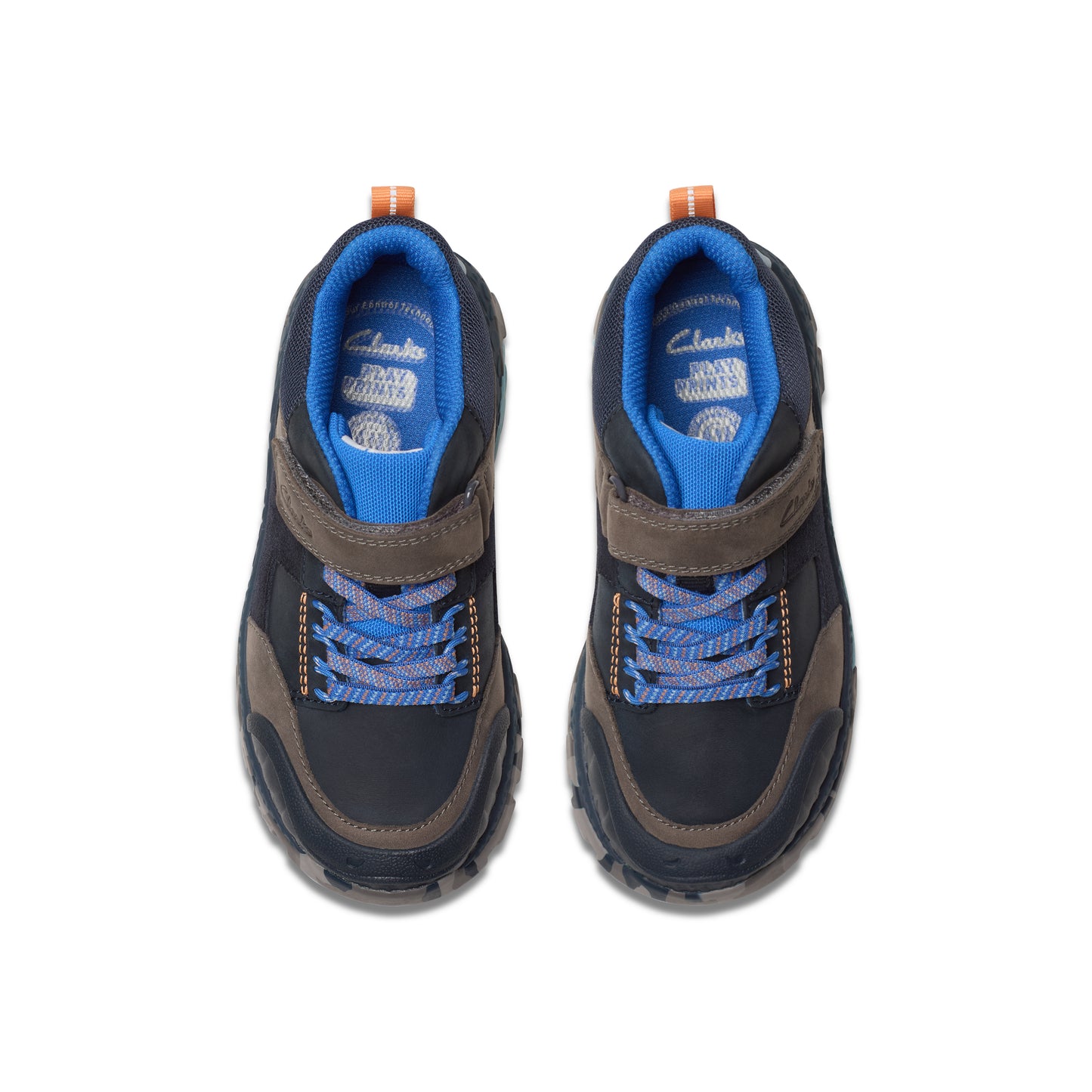 Clarks Steggy 2 Glow K Boys Navy Ankle Boot
