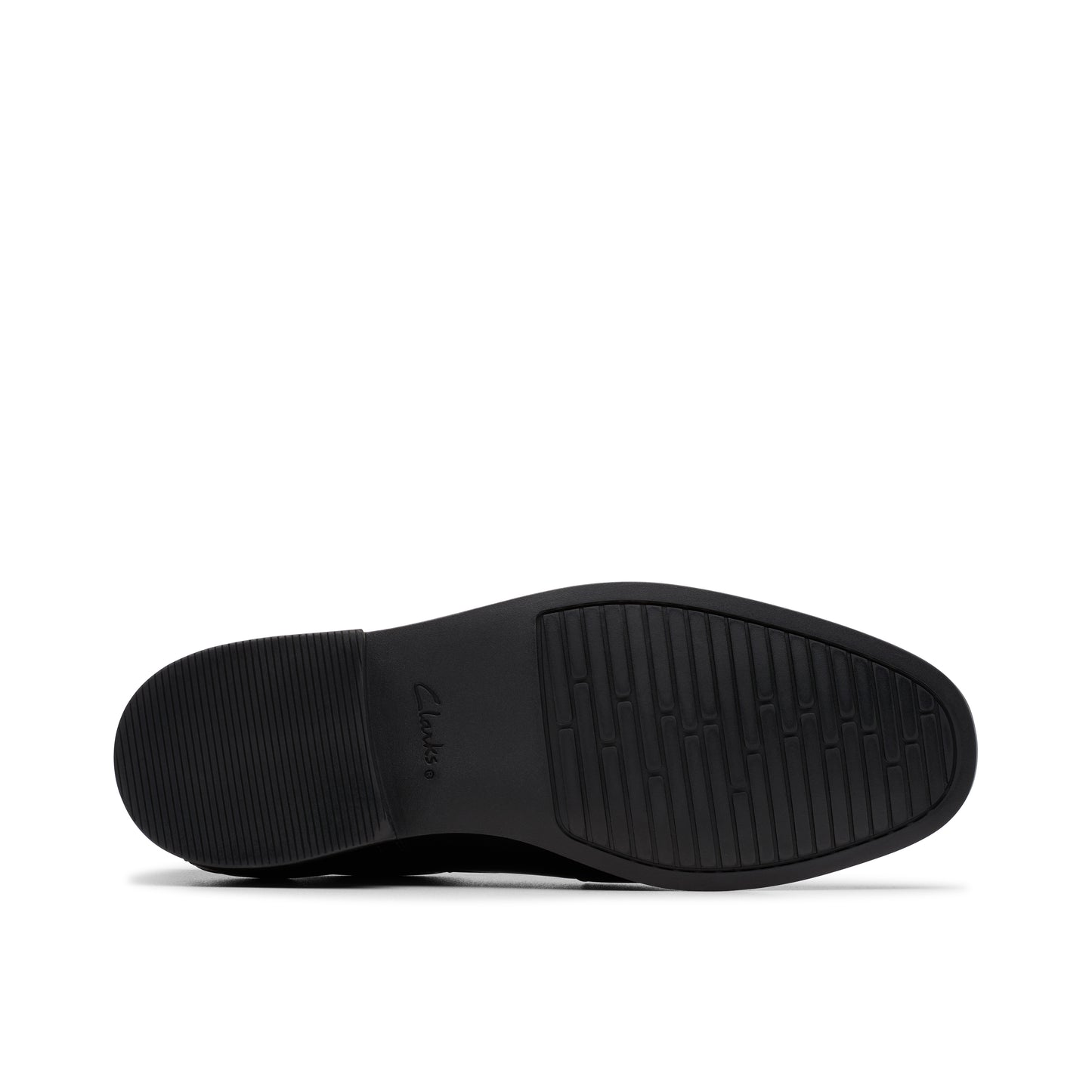 Clarks Jonwin Step Boys Black School Shoe