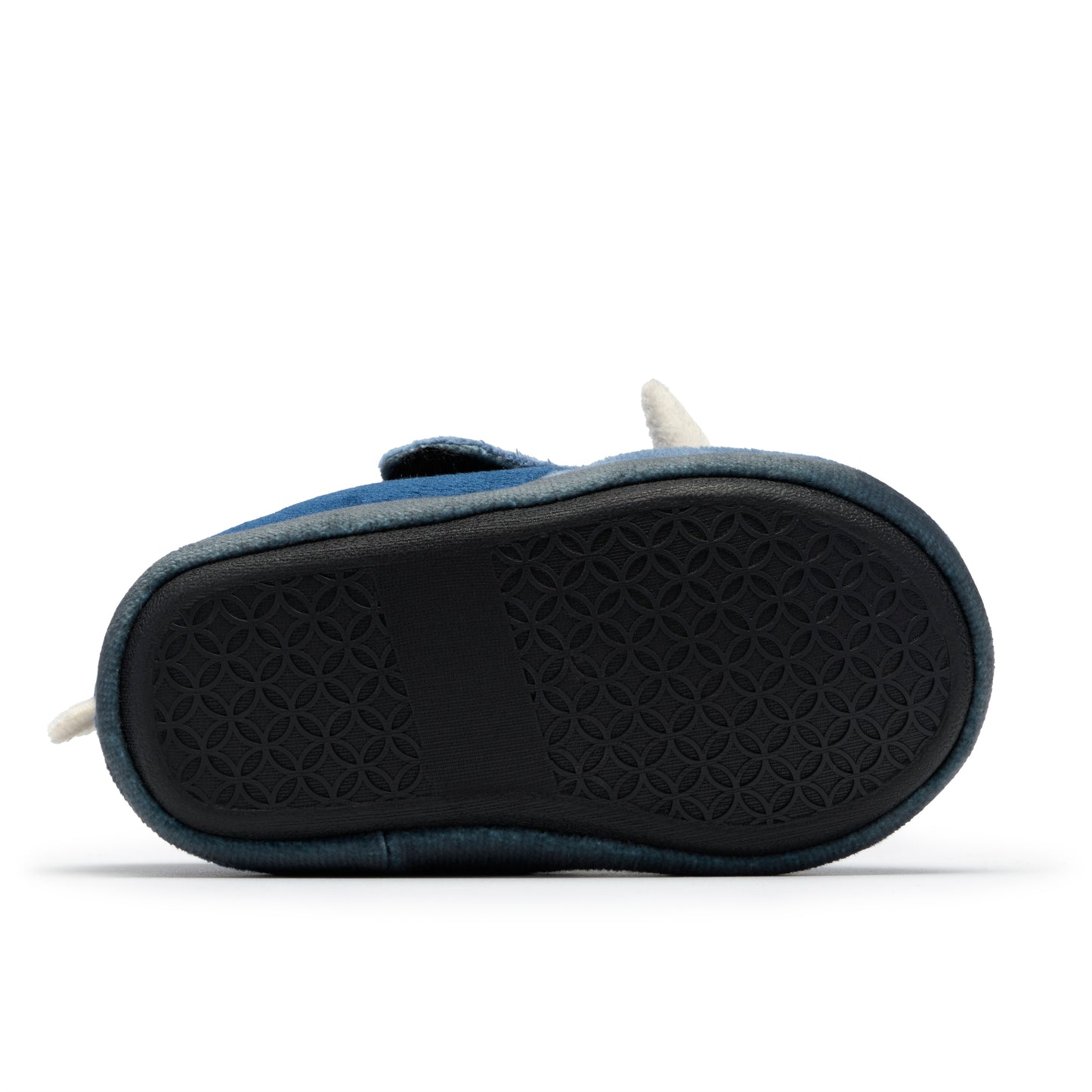 Clarks Fluffy Snug Boys Navy Dinosaur Slipper