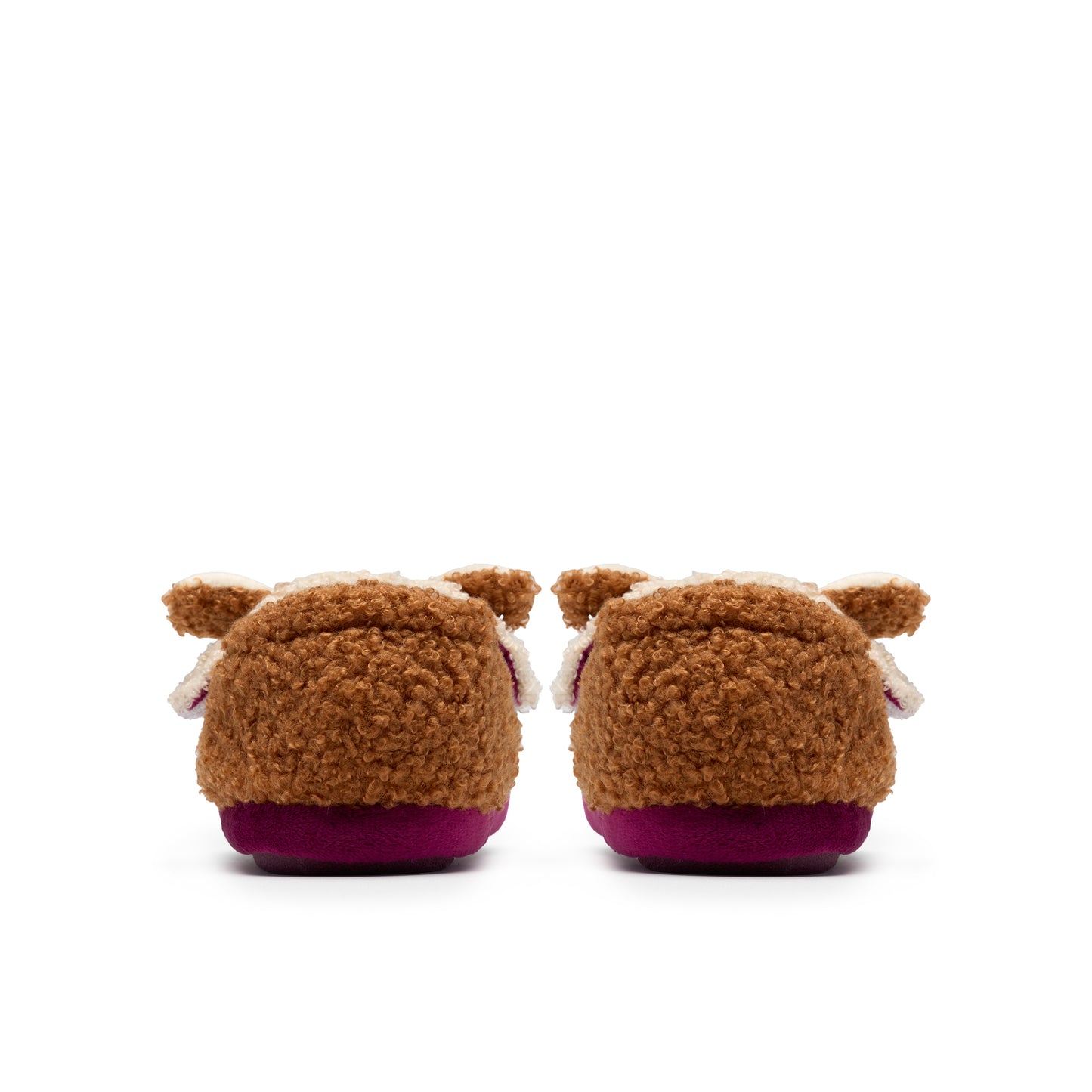 Clarks Fluffy Snug Cream Teddy Slipper