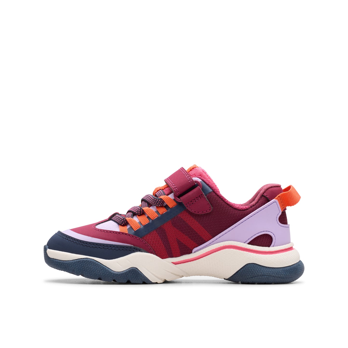 Clarks Feather Track K Girls Berry Trainer