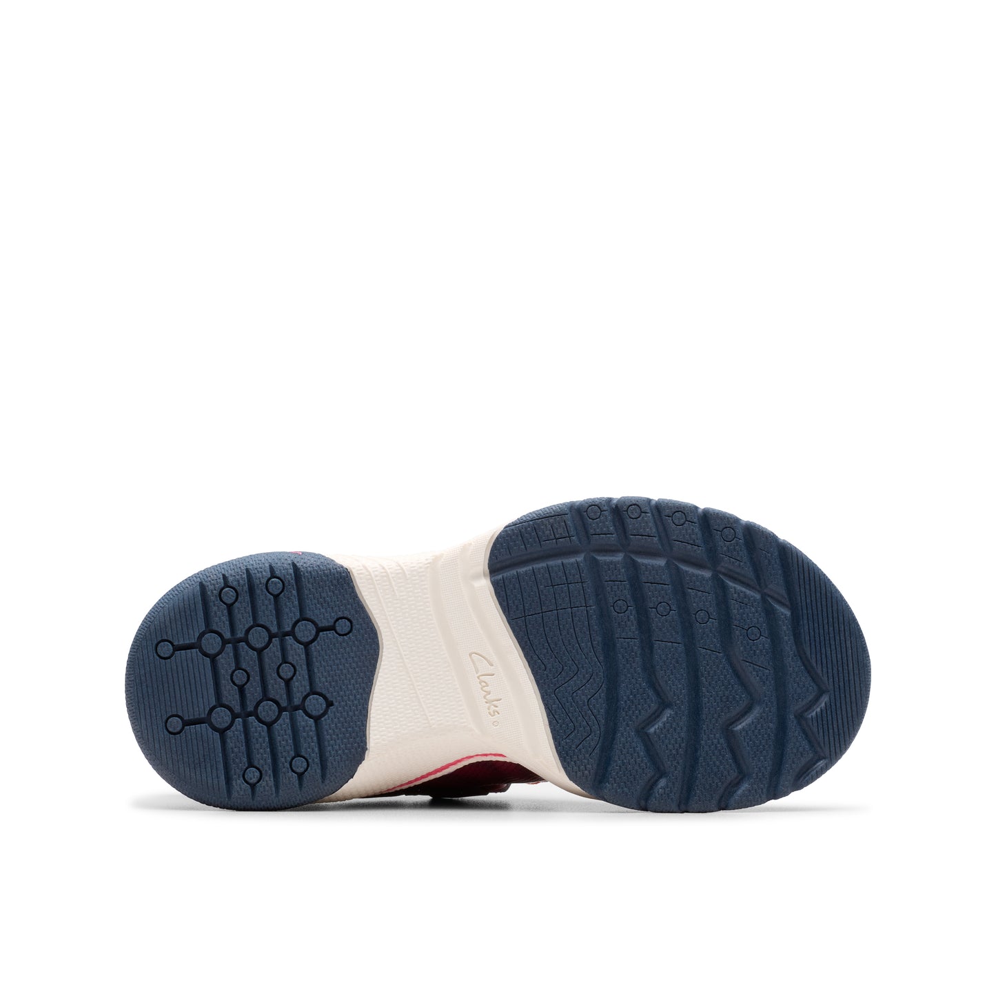Clarks Feather Track K Girls Berry Trainer