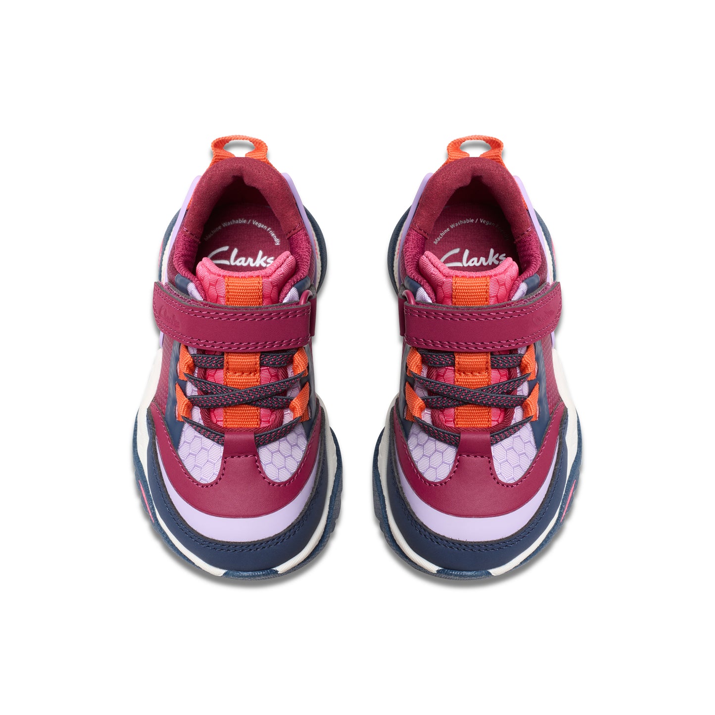 Clarks Feather Track Toddler Girls Berry Trainer