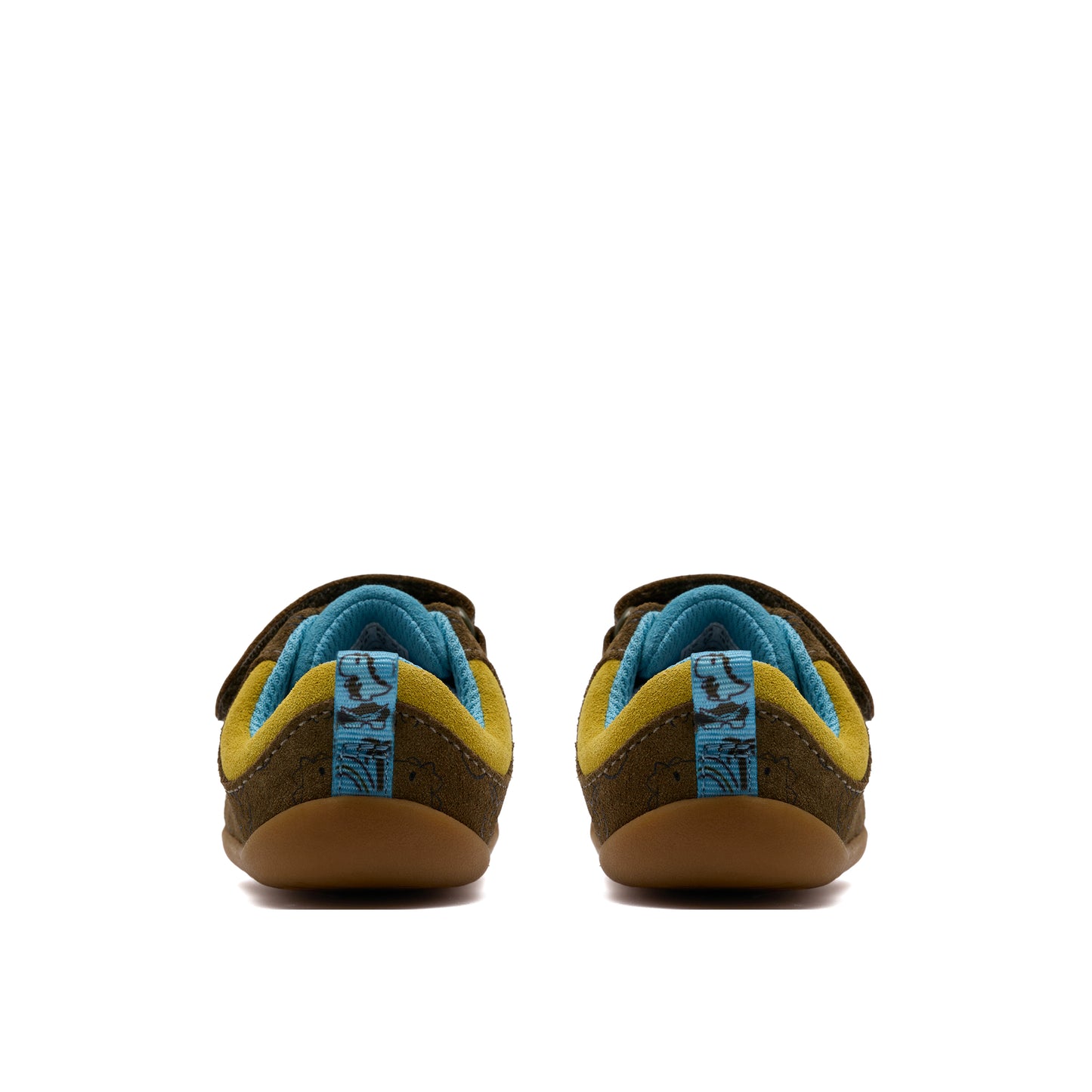 Clarks Roamer Roar T Boys Green Baby Shoes