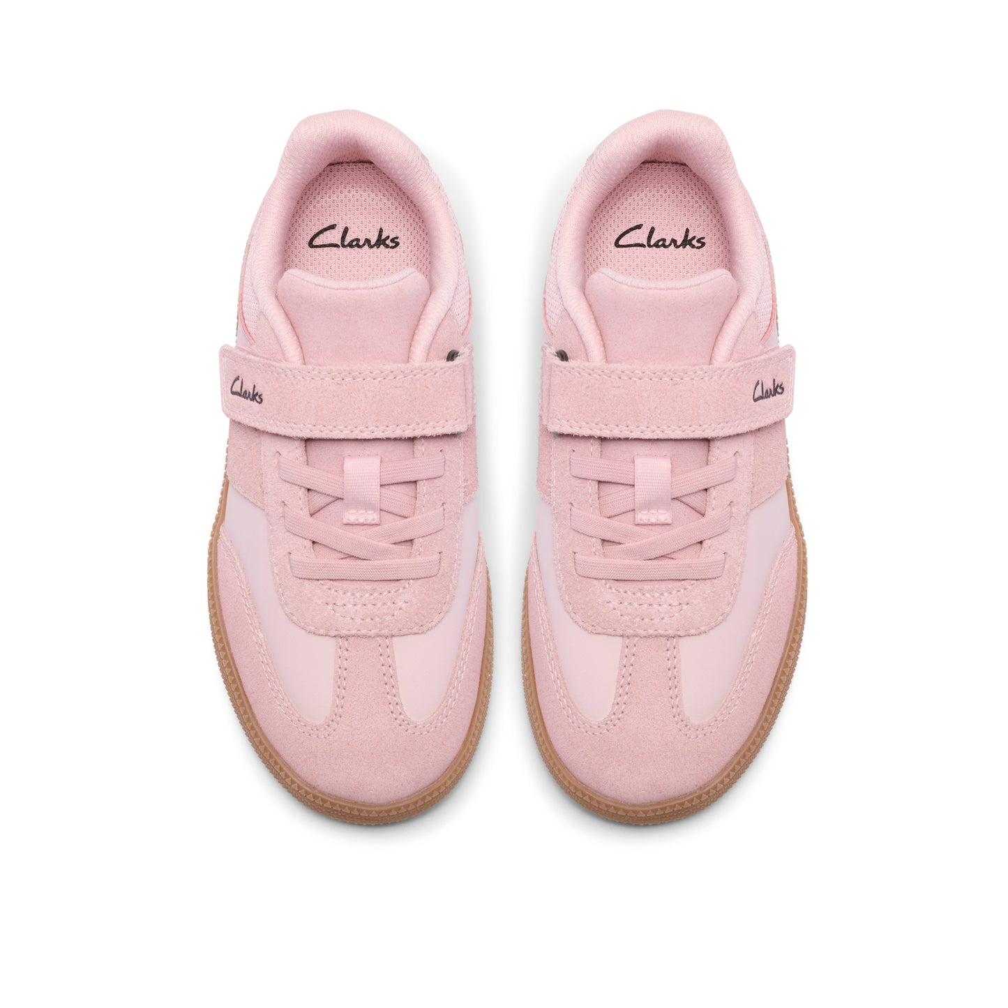 Clarks Cypress Step K Girls Light Pink Trainer