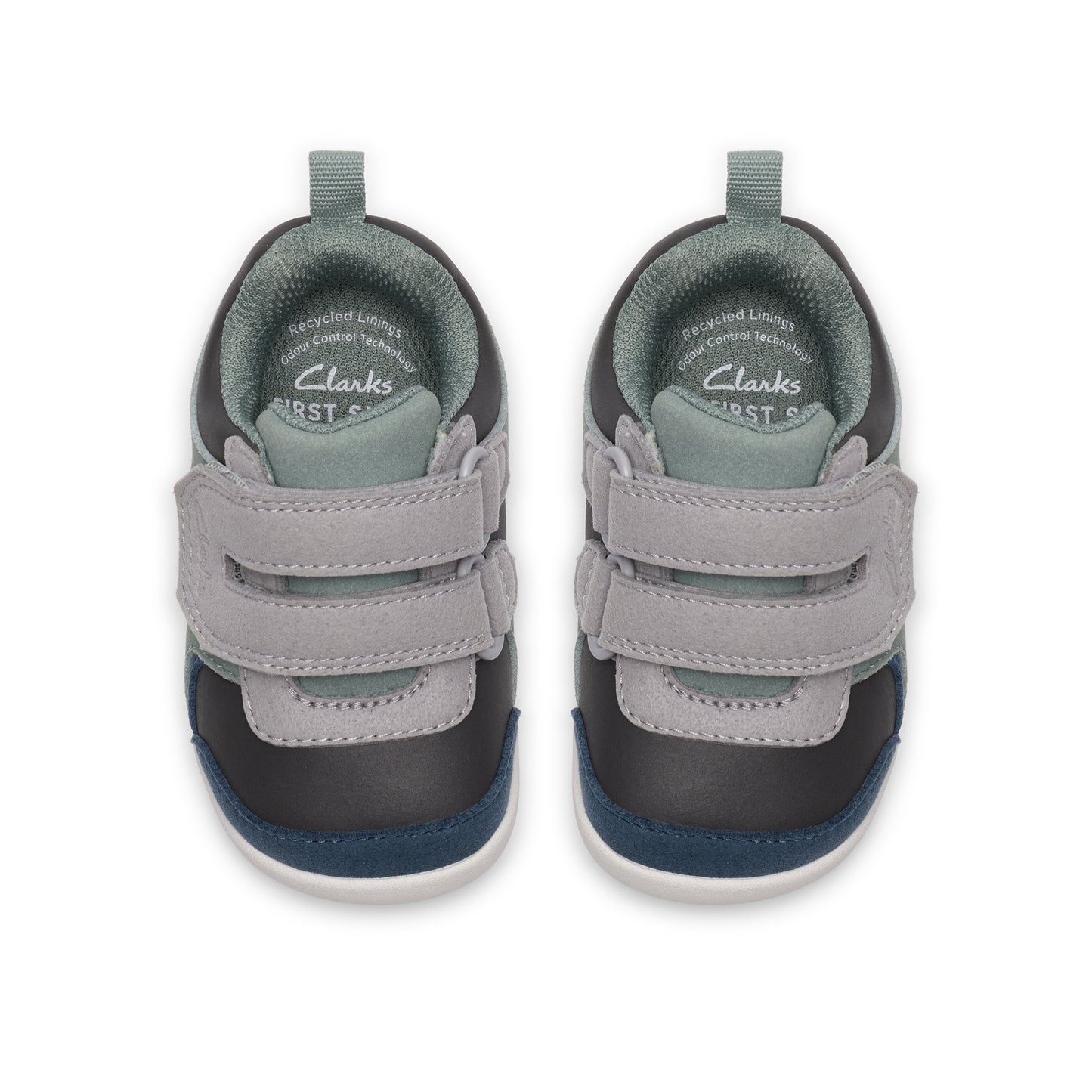 Clarks Roamer Sky T Boys Teal Baby Shoes