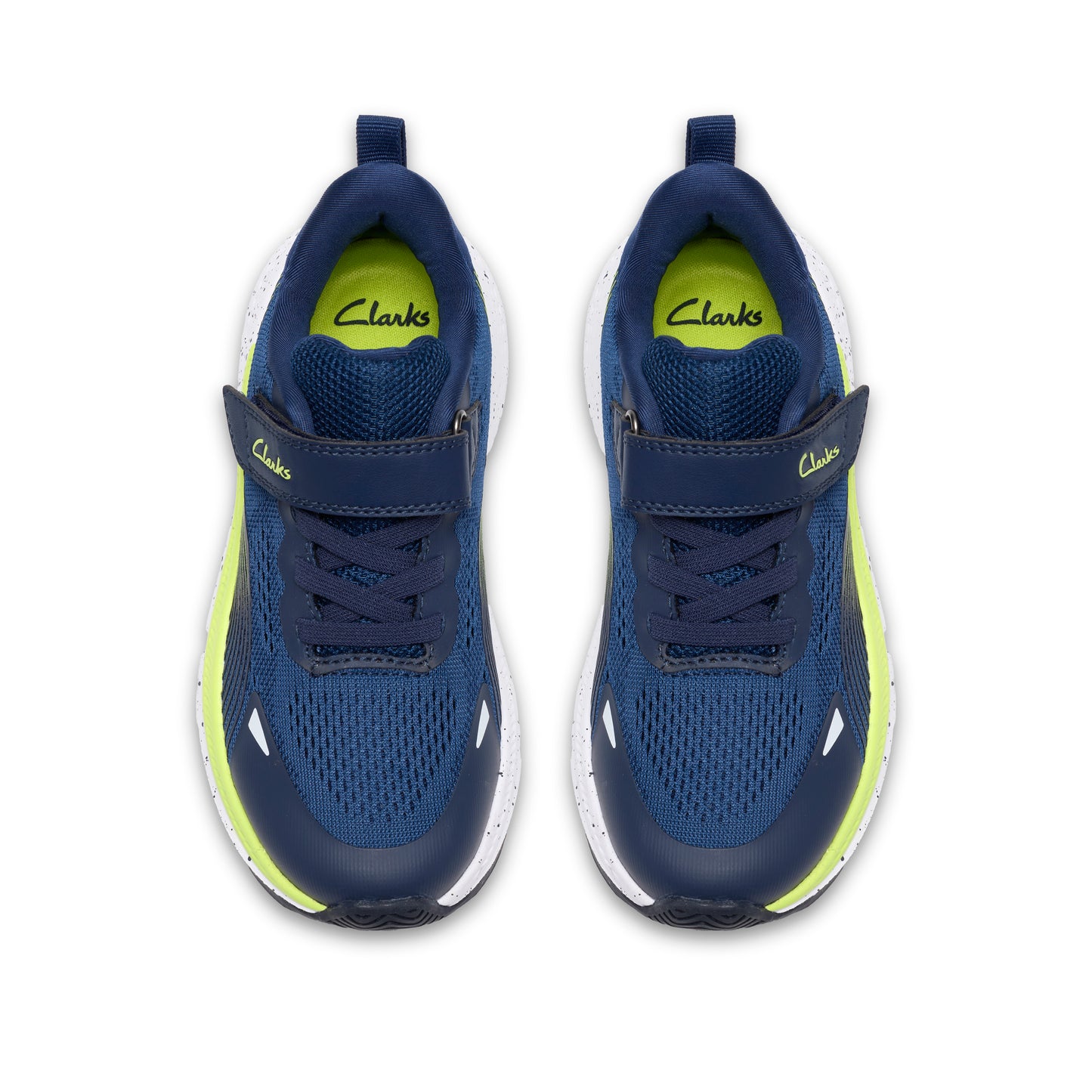 Clarks Lumen Hero K Boys Navy Sporty Trainer