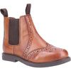 Cotswold Nympsfield Boys Brogue Tan Chelsea Boot