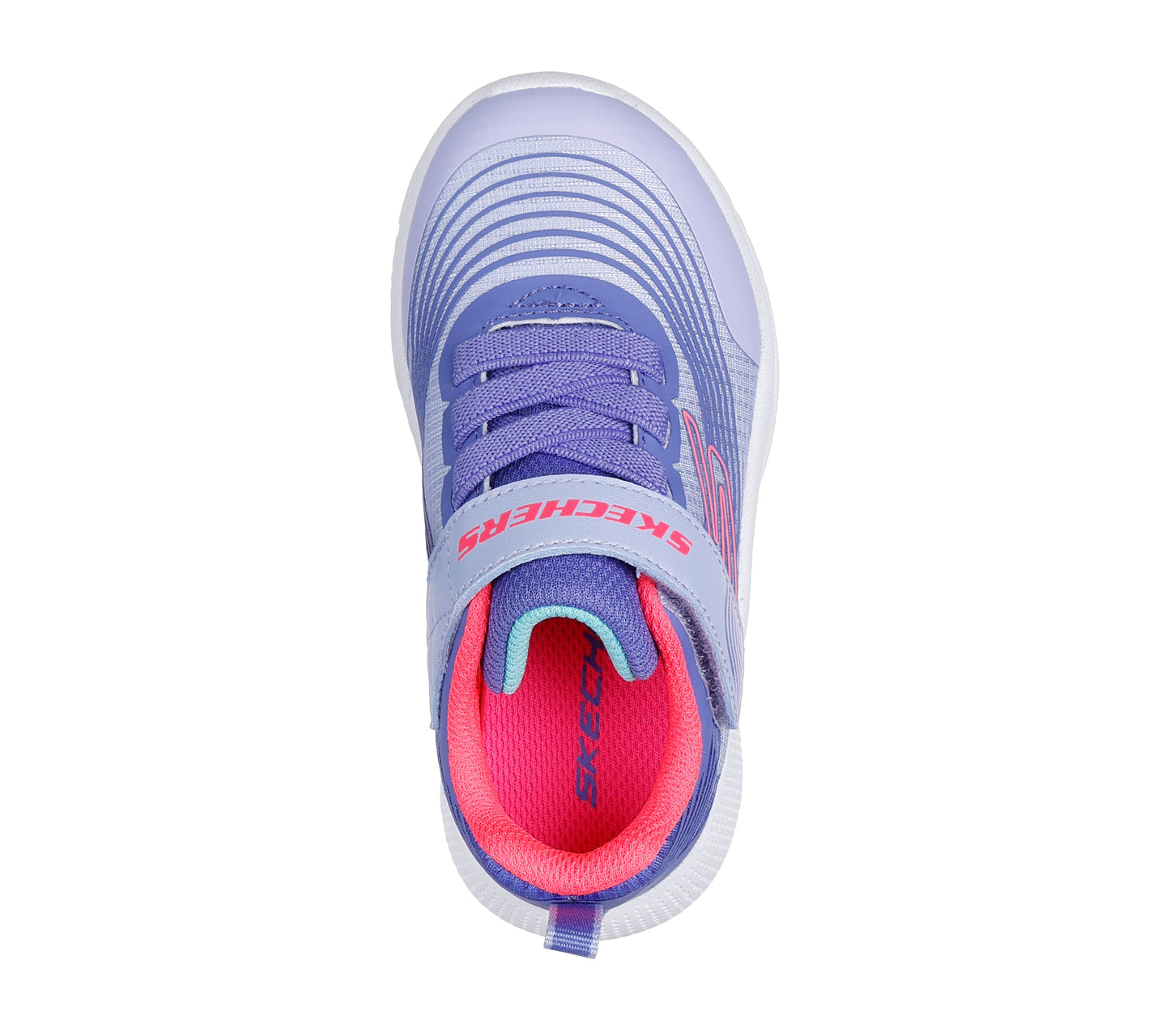 Skechers Microspec Advance Girls Infants Lavender Pink Trainer