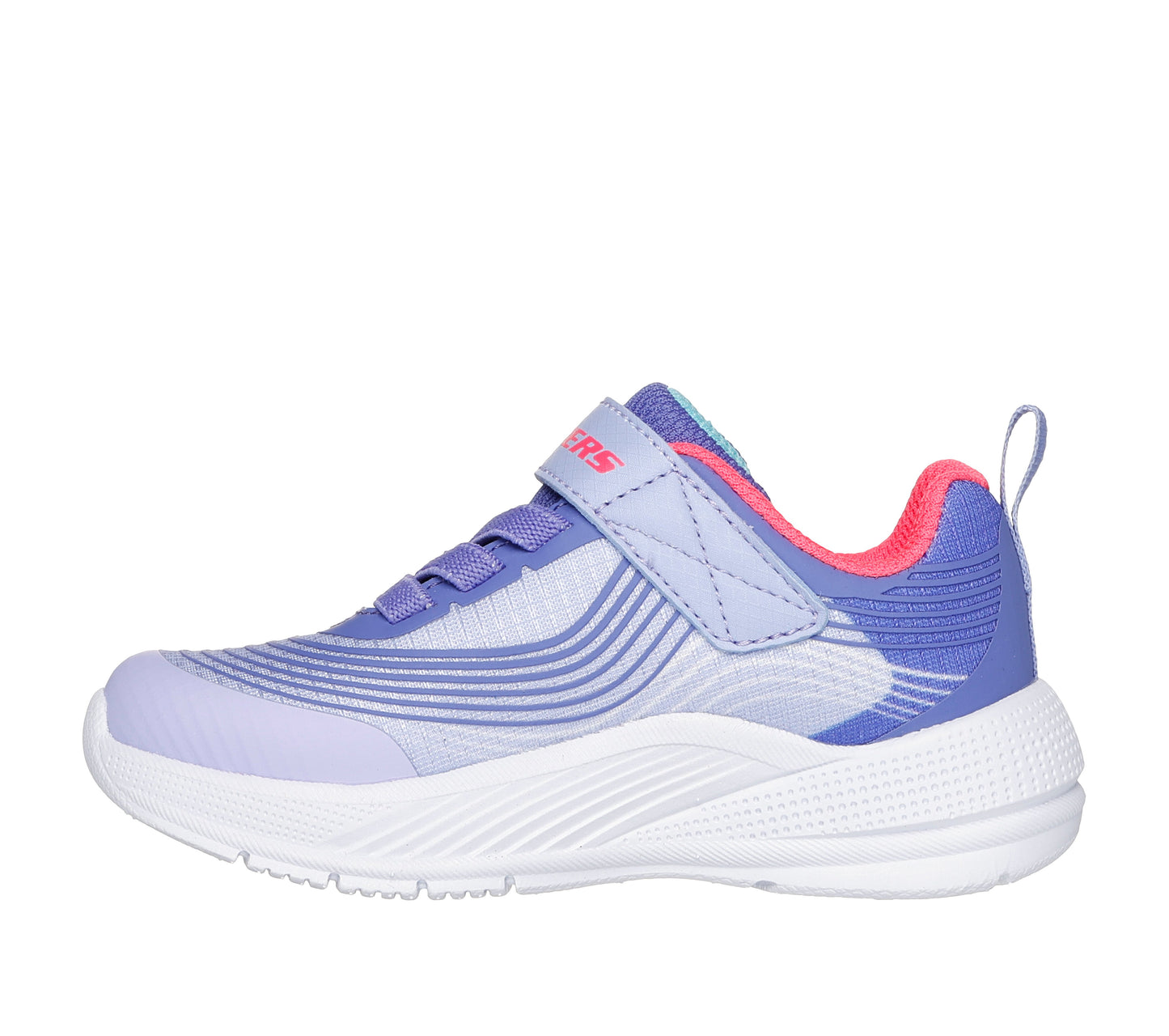 Skechers Microspec Advance Girls Infants Lavender Pink Trainer