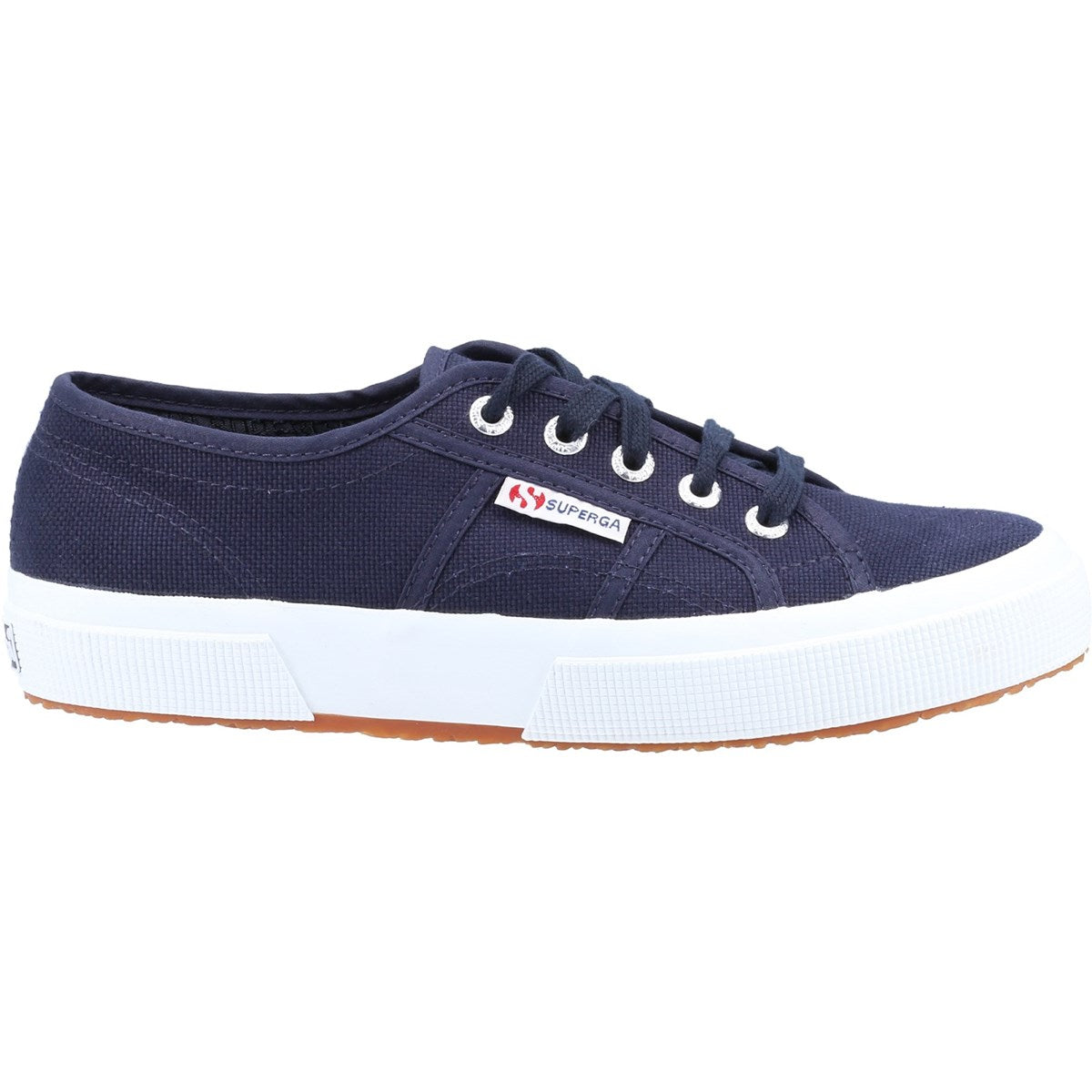 Superga 2750 Cotu Classic Womens Navy White Canvas Shoe