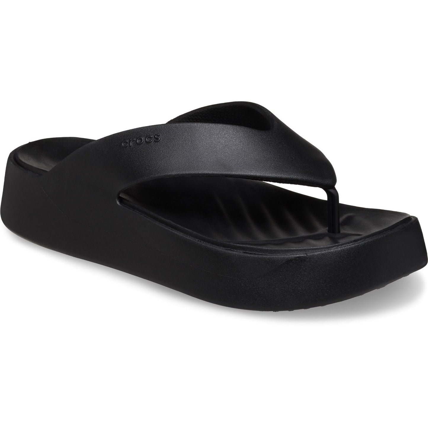 Crocs Getaway Platform Womens Black Flip Flop