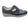Rieker 537C015 Womens Blue Wedge Shoe