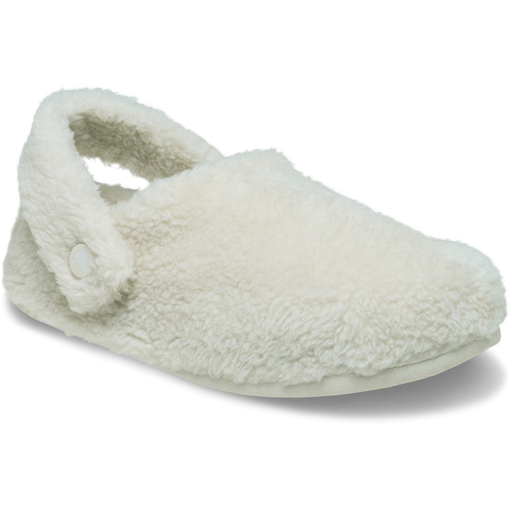 Crocs Classic Cozzzy Womens Stucco Cream Slipper