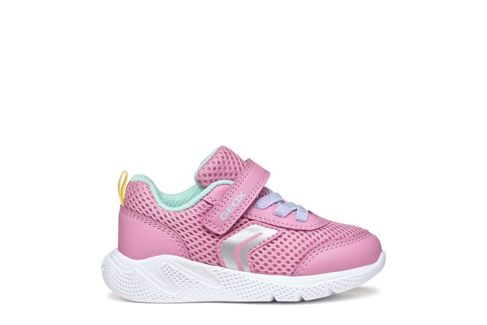 Geox Sprintye Girls Toddler Pink Trainer