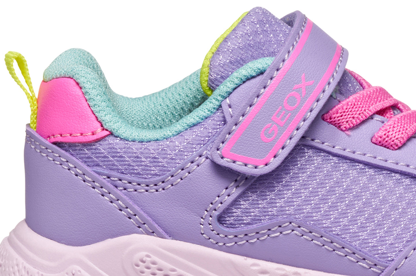 Geox Sprintye Girls Toddler Dark Lilac Fuchsia Trainer