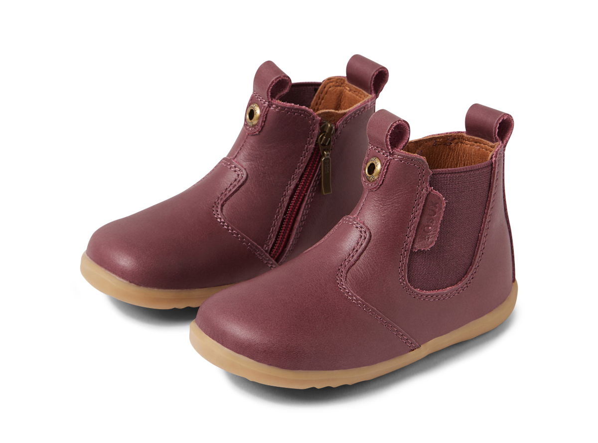 Bobux Jodhpur Step Up Girls Fig Chelsea Boot
