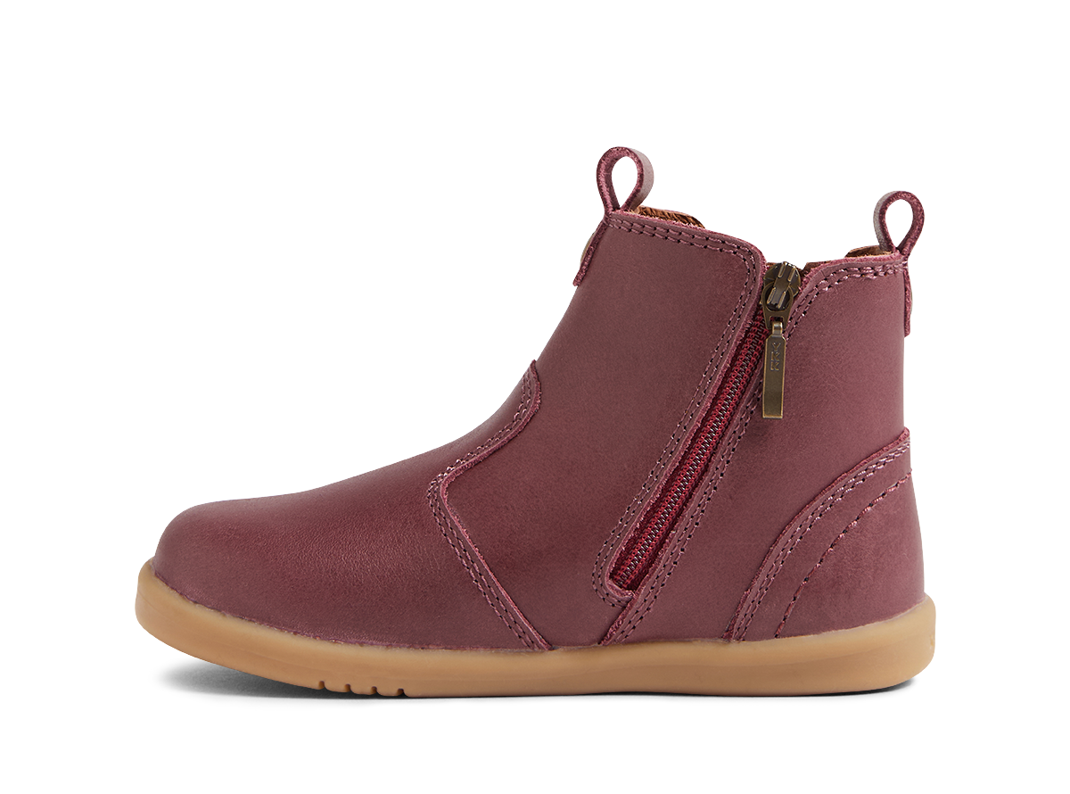 Bobux Jodhpur I-Walk Girls Fig Chelsea Boot